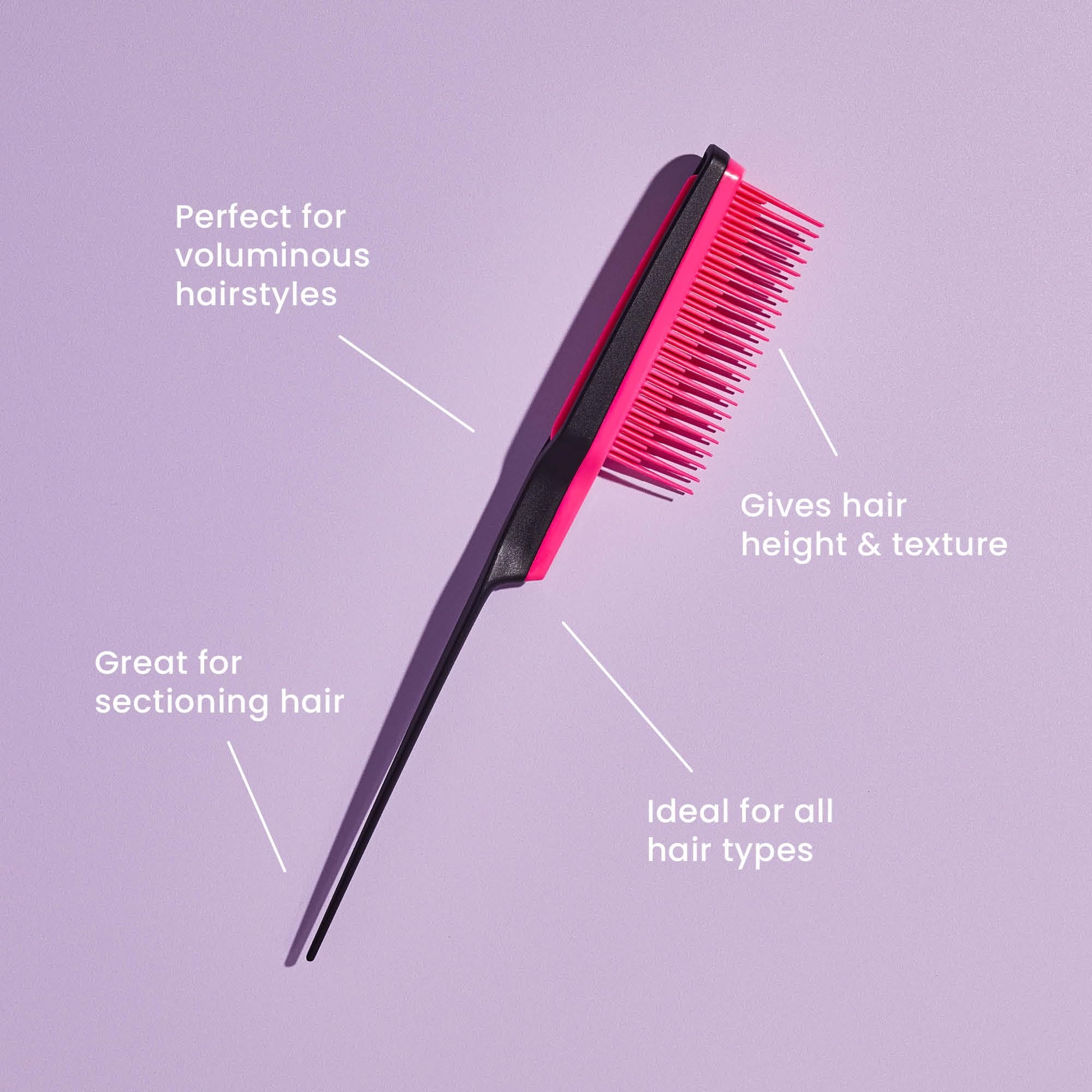 tangle-teezer-back-combing-brosse-cr-per-coral-sunshine image 4