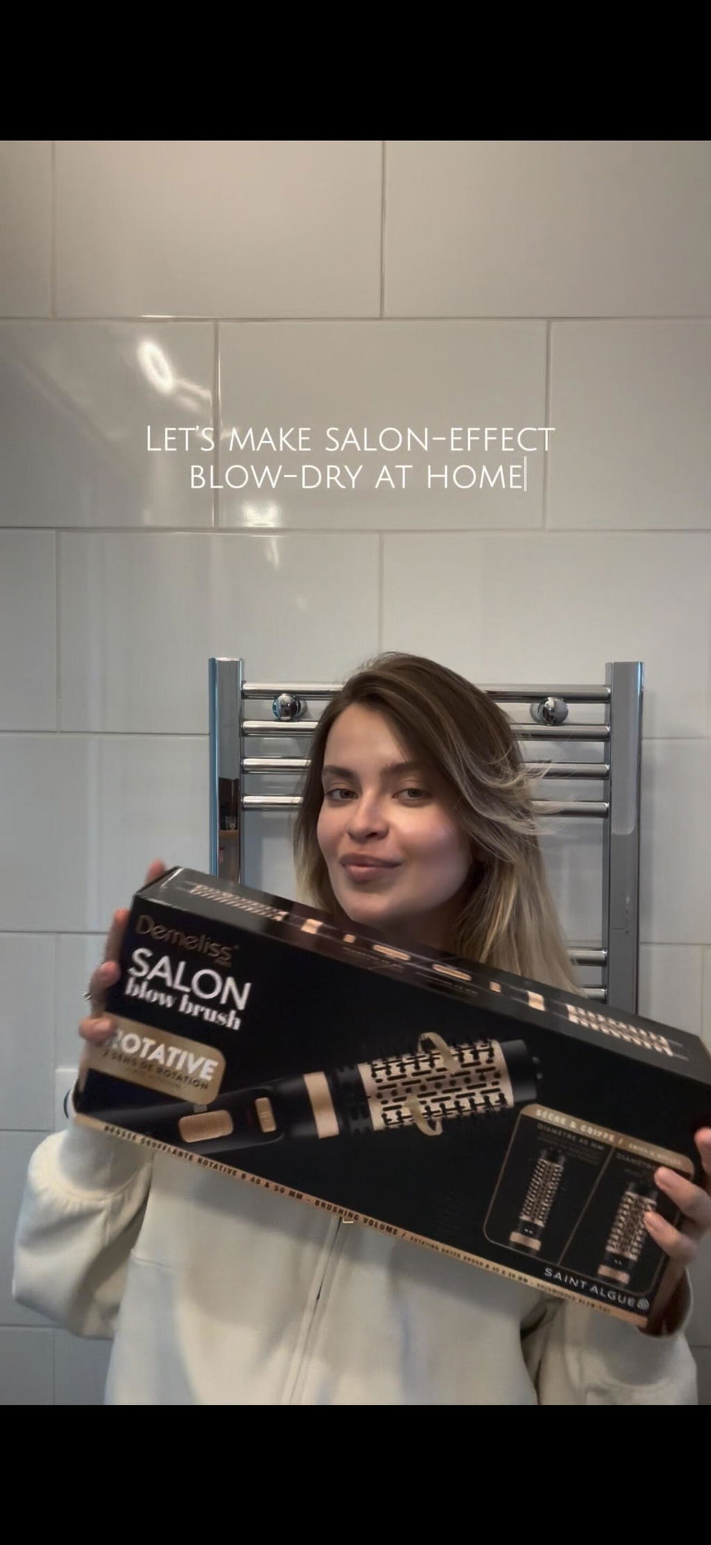 Brushing maison enfin réussi