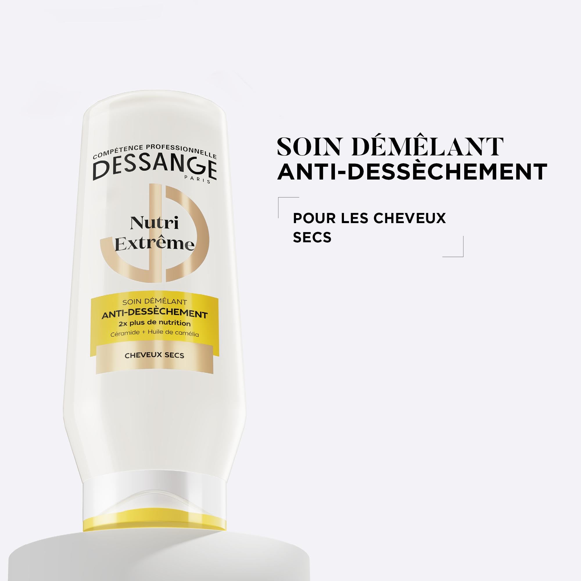 dessange-nutri-extr-me-apr-s-shampoing-cheveux-secs-c-ramide-cam-lia-225-ml image 2