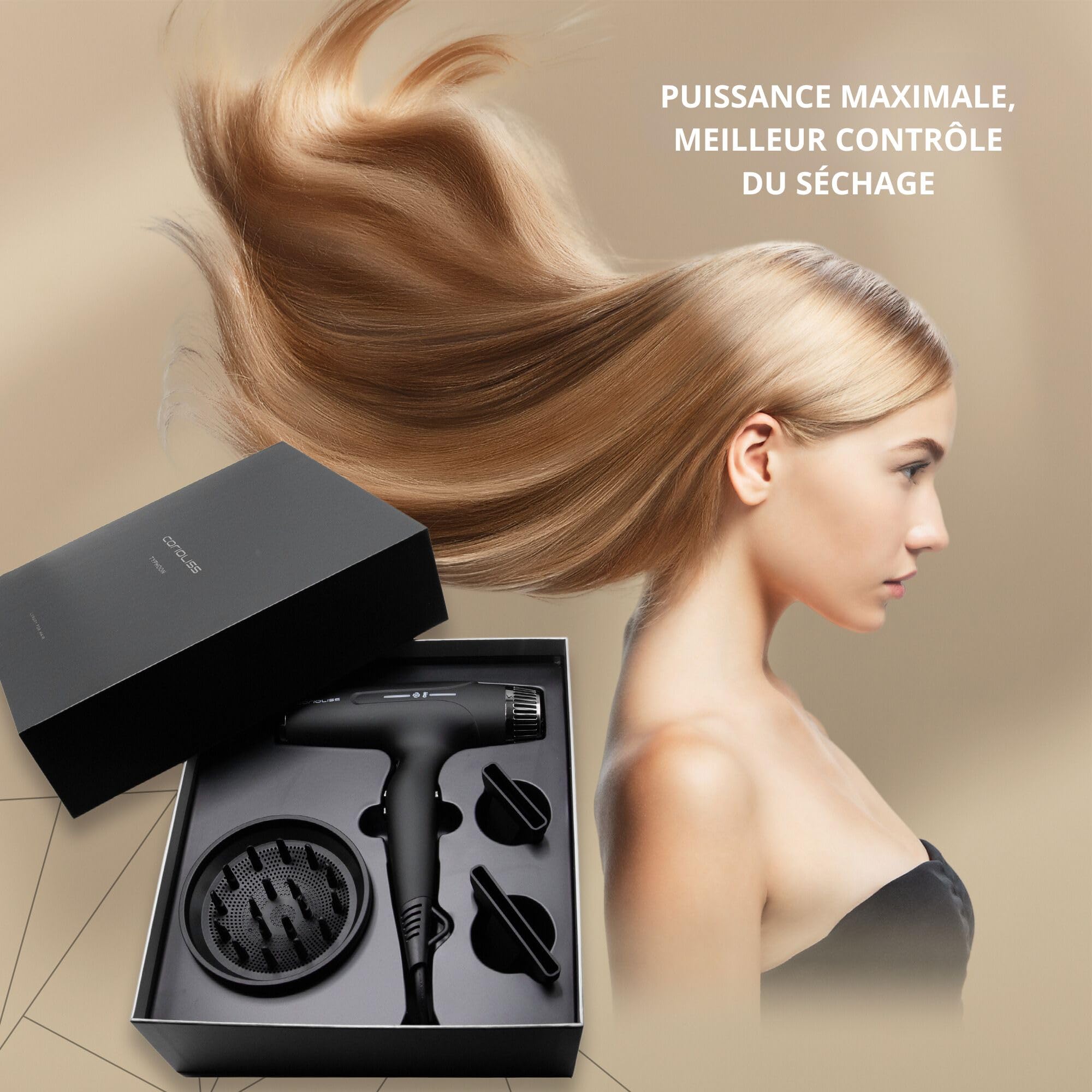 corioliss-typhoon-s-che-cheveux-ionique-professionnel-black-chrome-2400w-417g image 7