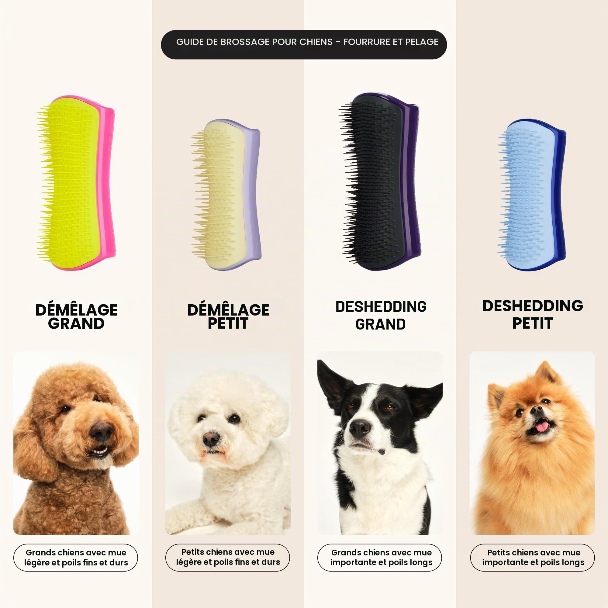 tangle-teezer-pet-teezer-grande-brosse-toilettage-chien-bleu-et-rose image 8