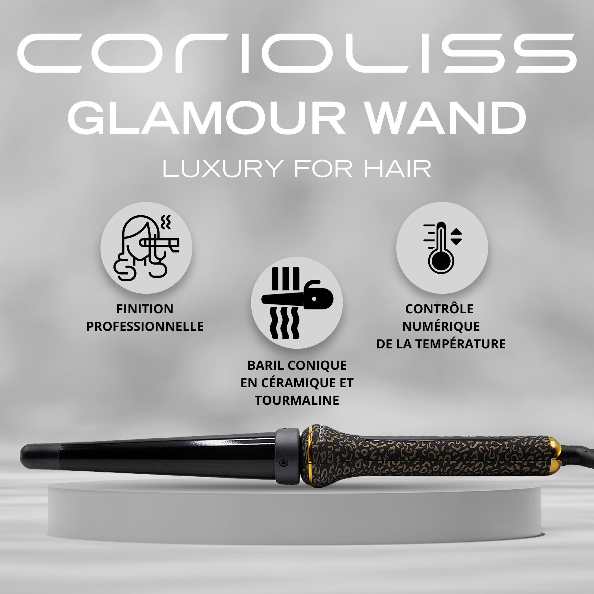 corioliss-glamour-wand-digital-fer-friser-conique-c-ramique-leopard-soft-touch image 2