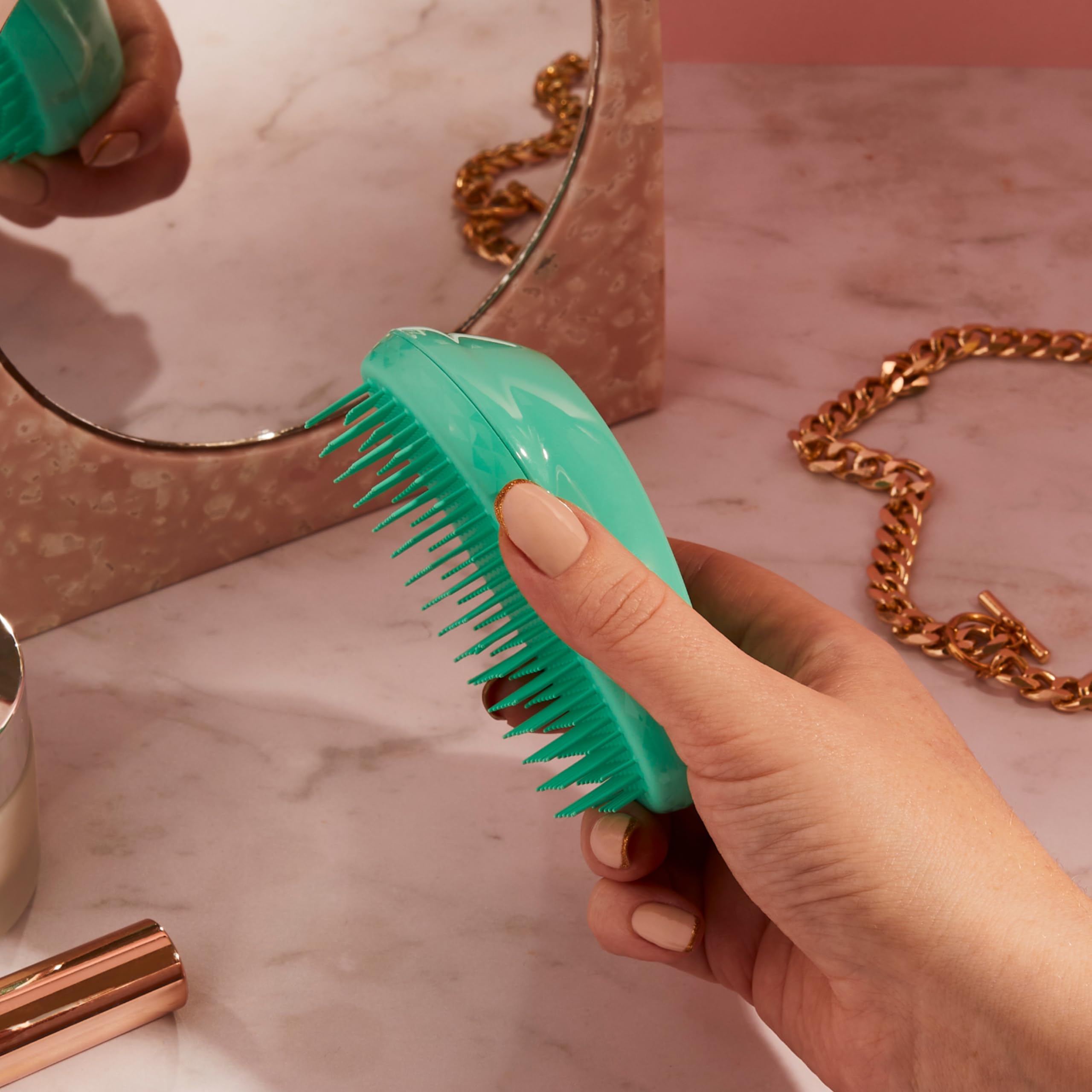 tangle-teezer-mini-original-vert-paradis-brosse-d-m-lante-enfant-et-voyage image 6