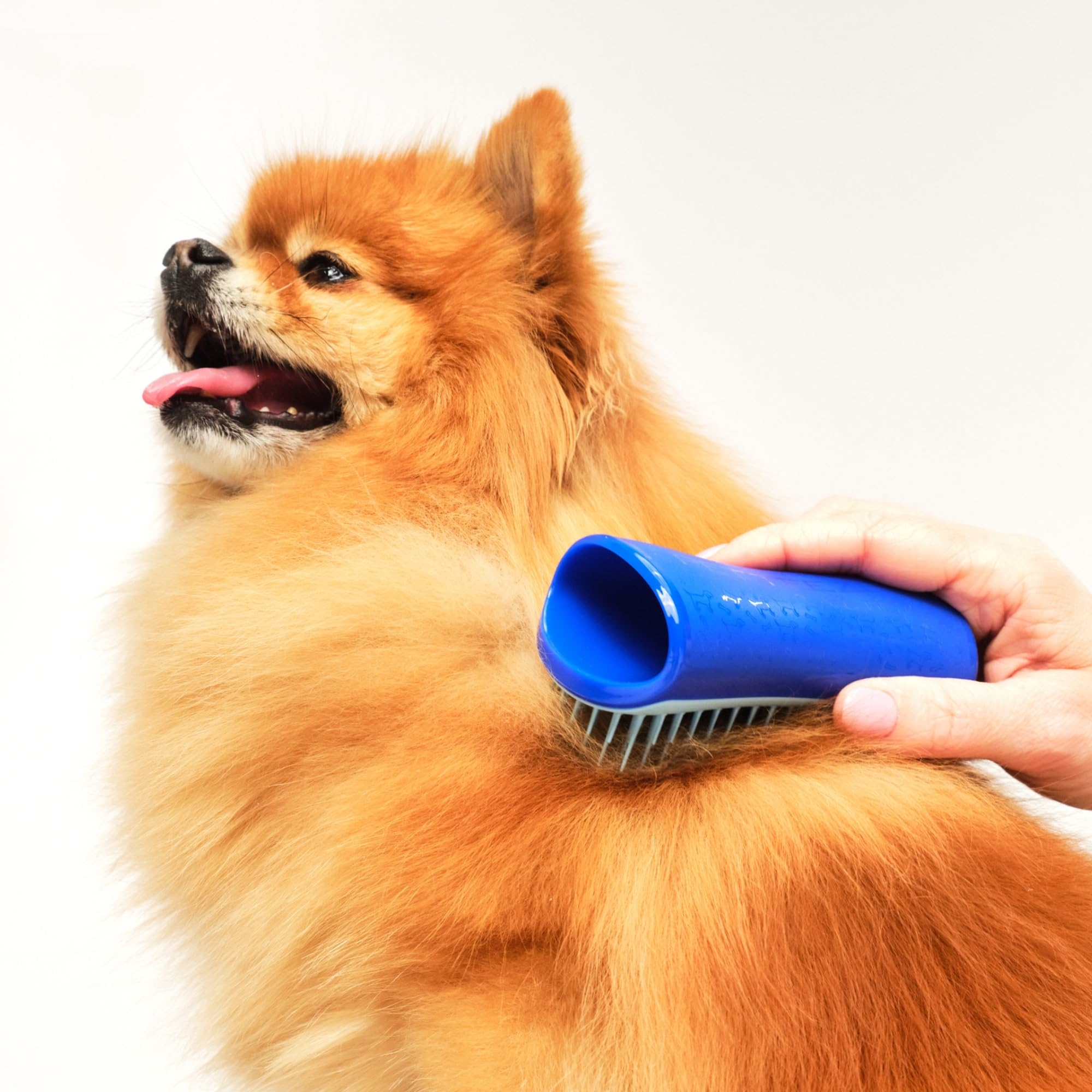 tangle-teezer-pet-teezer-de-shedding-small-blue-brosse-anti-perte-de-poils-petit image 3