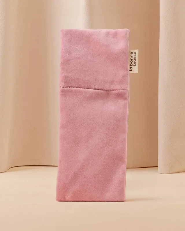la-bonne-brosse-pochette-grande-brosse-rose-poudr-tui-velours-et-satin image 1