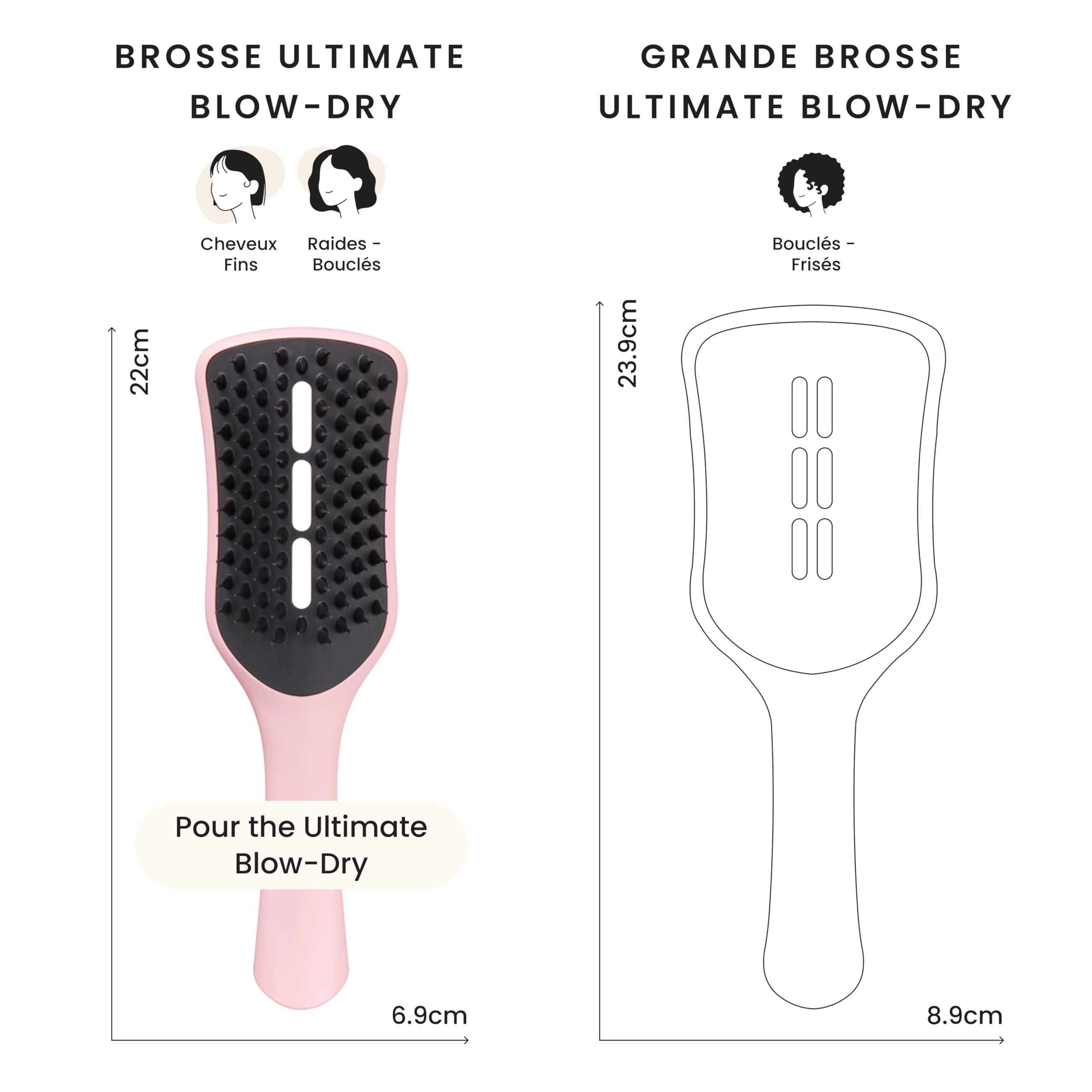 tangle-teezer-easy-dry-go-brosse-ventil-e-blow-dry-cheveux-fins-normaux-rose image 3