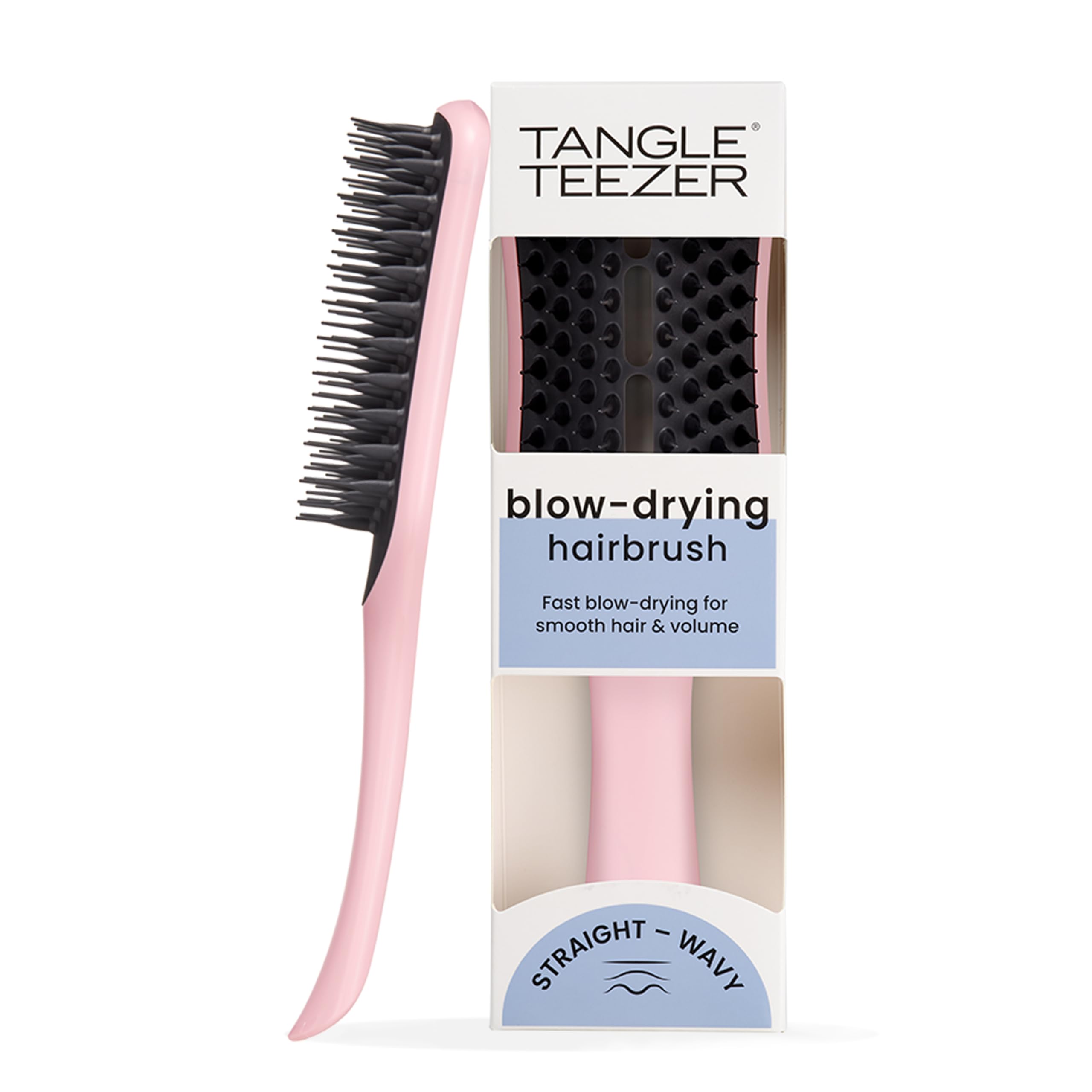 tangle-teezer-easy-dry-go-brosse-ventil-e-blow-dry-cheveux-fins-normaux-rose image 1