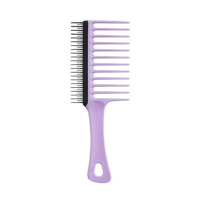 tangle-teezer-wide-tooth-peigne-cheveux-boucl-s-3c-4c-lilas-et-noir image 1