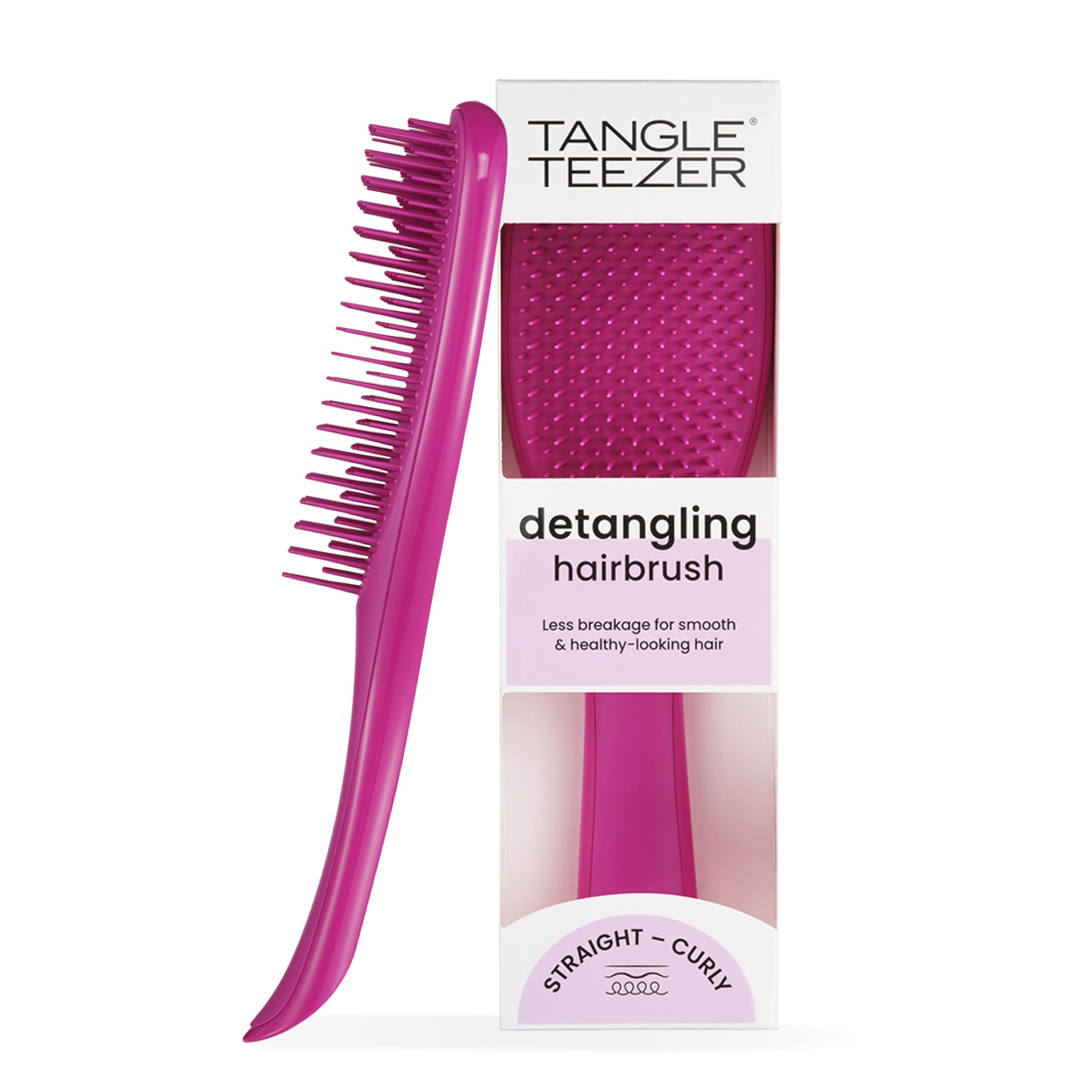 tangle-teezer-ultimate-detangler-brosse-d-m-lante-rose-framboise-lectrique image 1