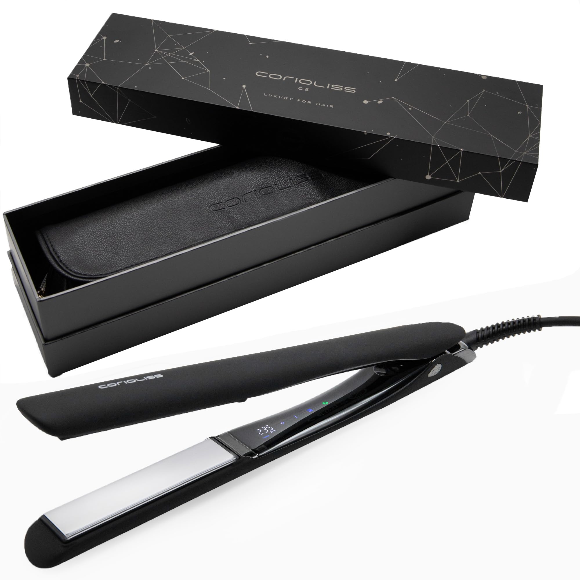 corioliss-c5-lisseur-cheveux-professionnel-titanium-black-chrome-80-235-c image 1
