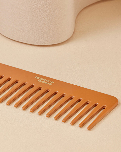 la-bonne-brosse-le-peigne-large-d-m-lant-en-ac-tate-terracotta image 4