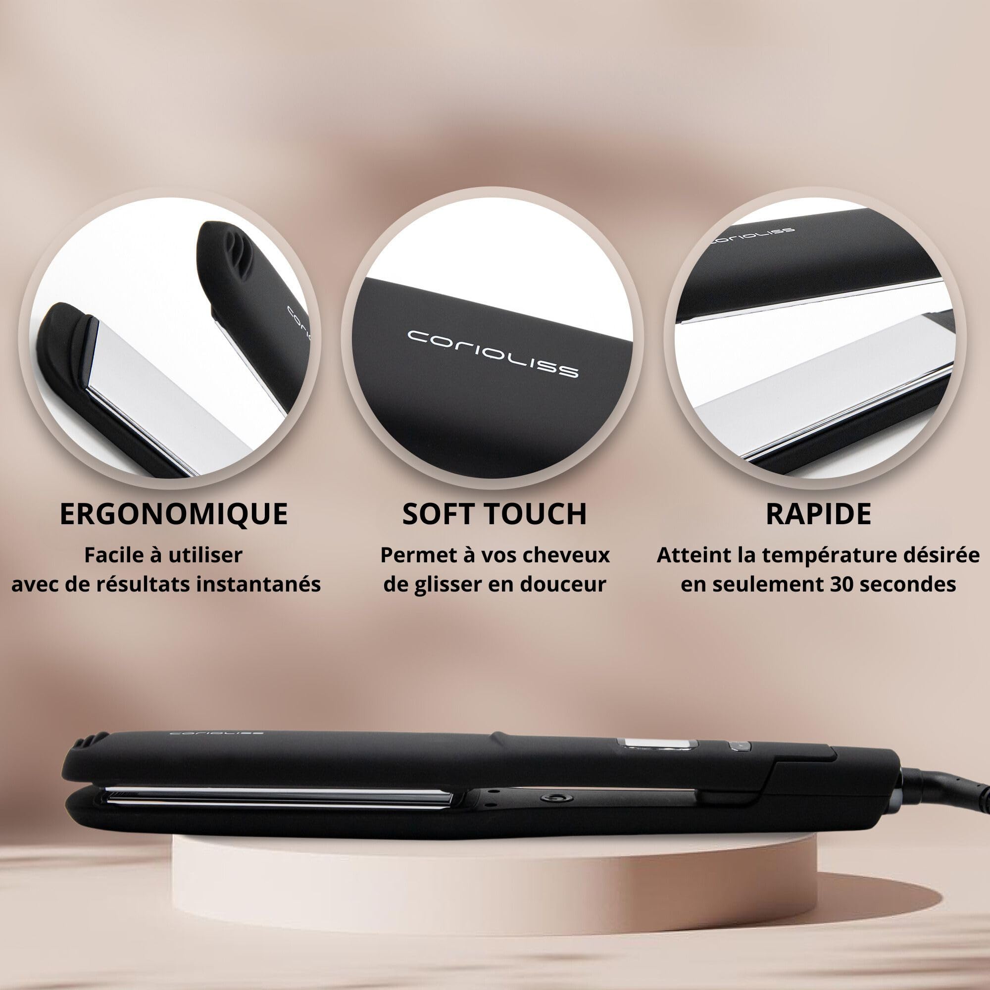 corioliss-c-extreme-lisseur-professionnel-plaques-extra-larges-titane-black-soft image 5