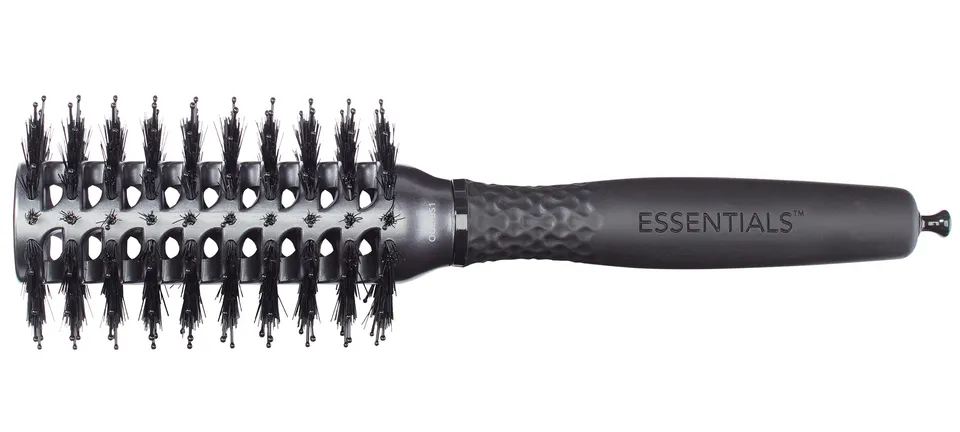 olivia-garden-essentials-styling-duo-brosses-smoothing-paddle-vent-styler-noir image 1