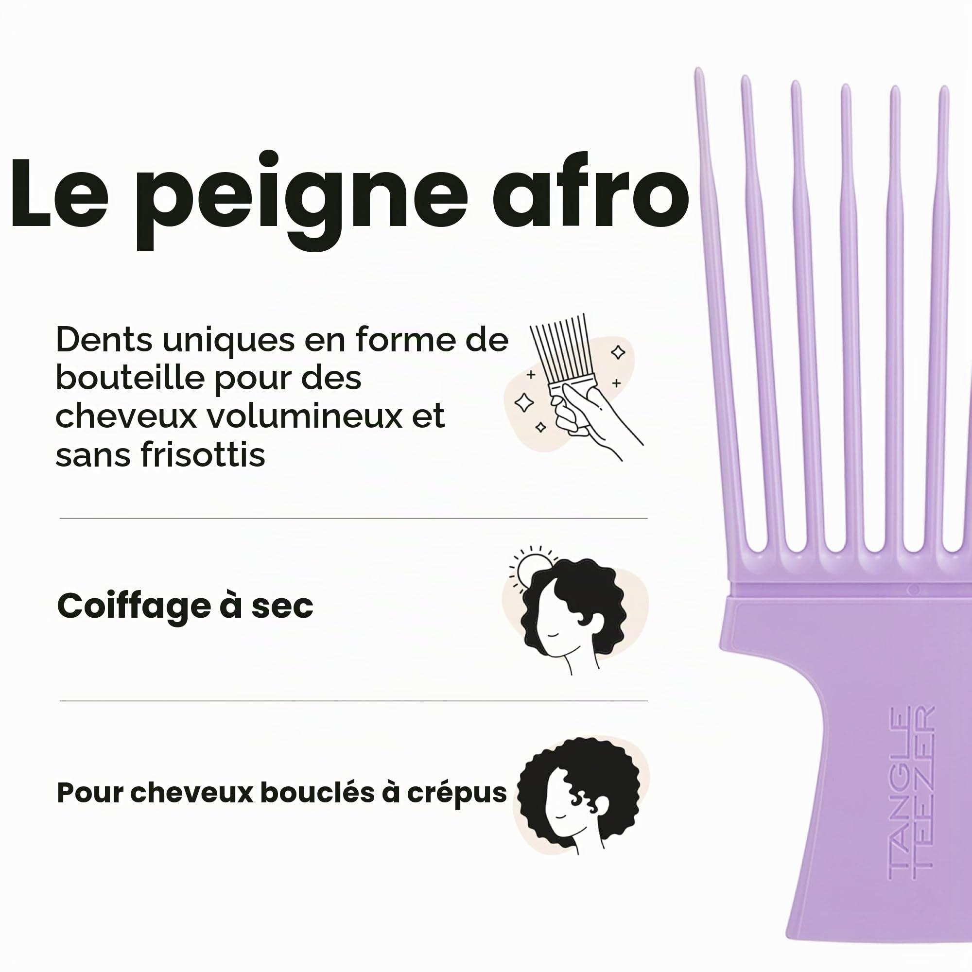 tangle-teezer-hair-pick-lilas-peigne-afro-volume-cheveux-cr-pus-et-textur-s image 6