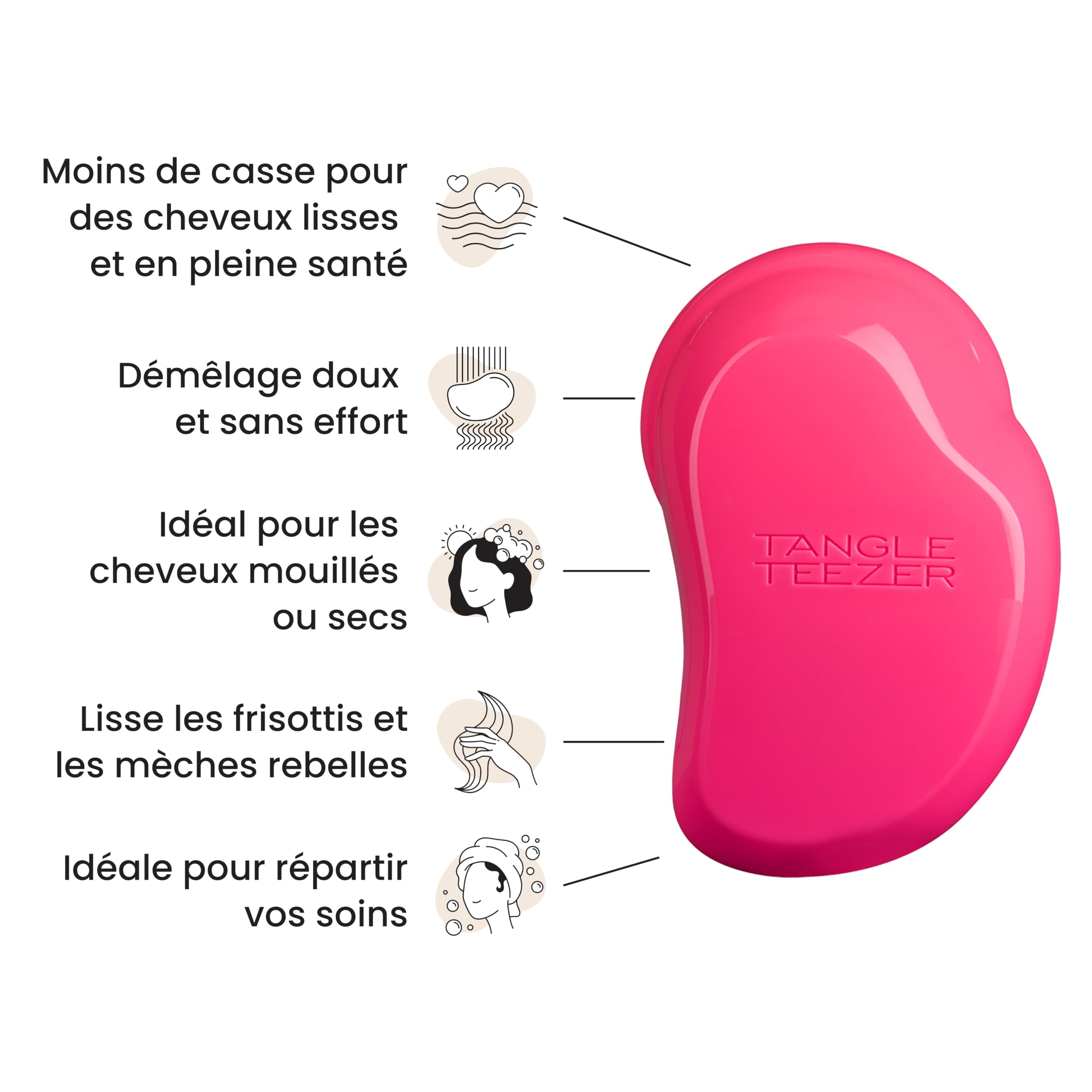 tangle-teezer-original-brosse-cheveux-d-m-lante-rose-p-tillant image 5