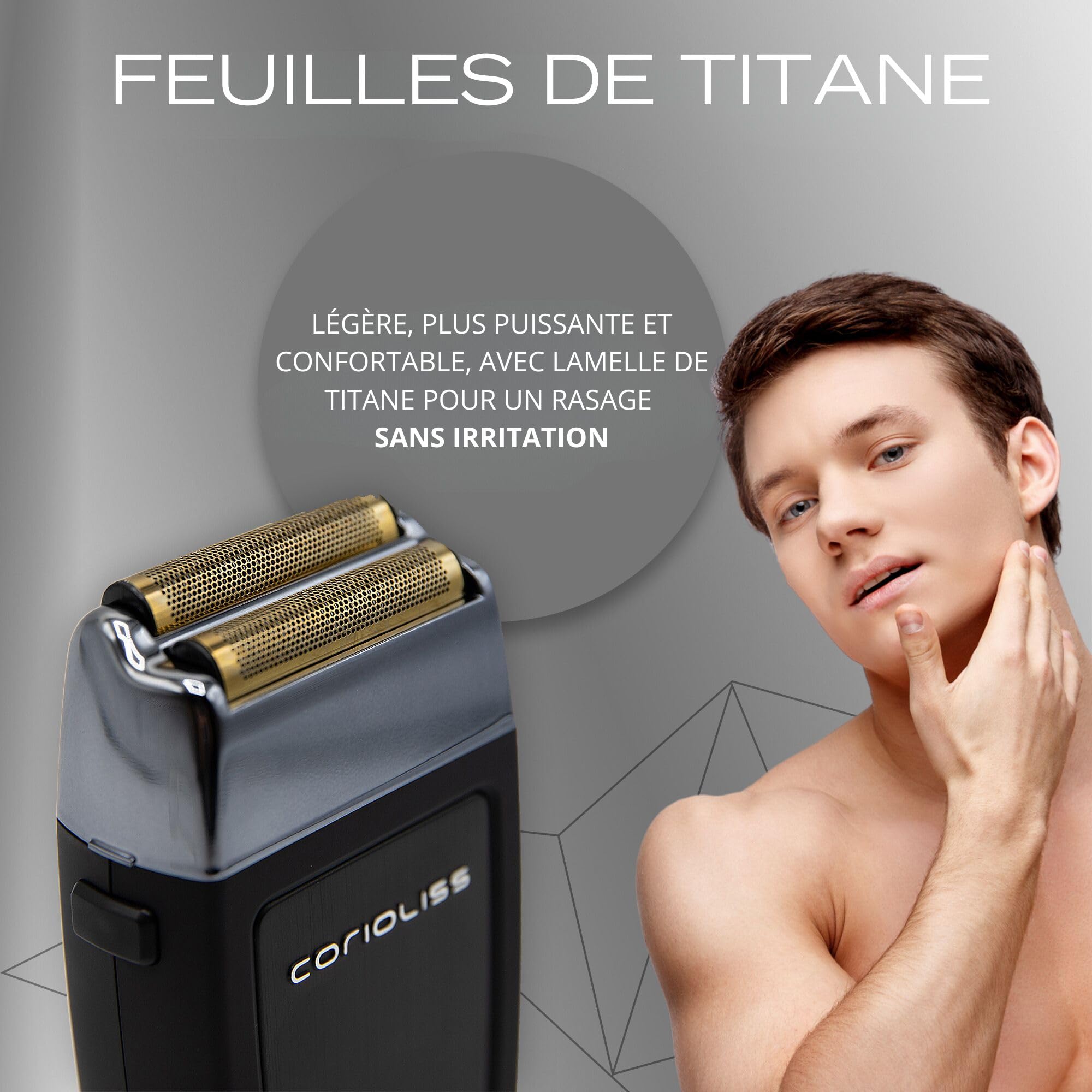 corioliss-the-shaver-rasoir-tondeuse-barbe-professionnel-titane-usb image 3