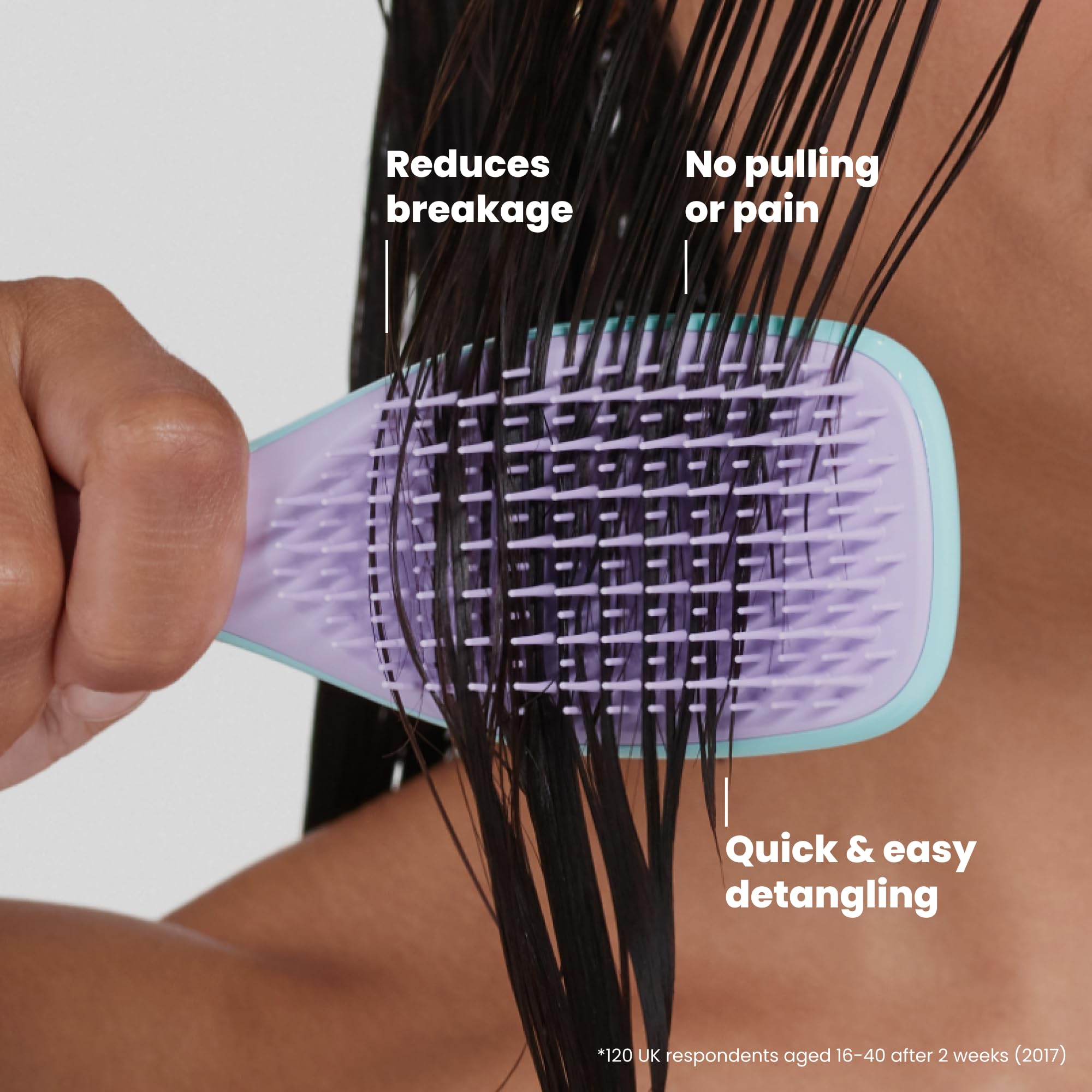 tangle-teezer-wet-detangler-mini-wisteria-leaf-brosse-d-m-lante image 4