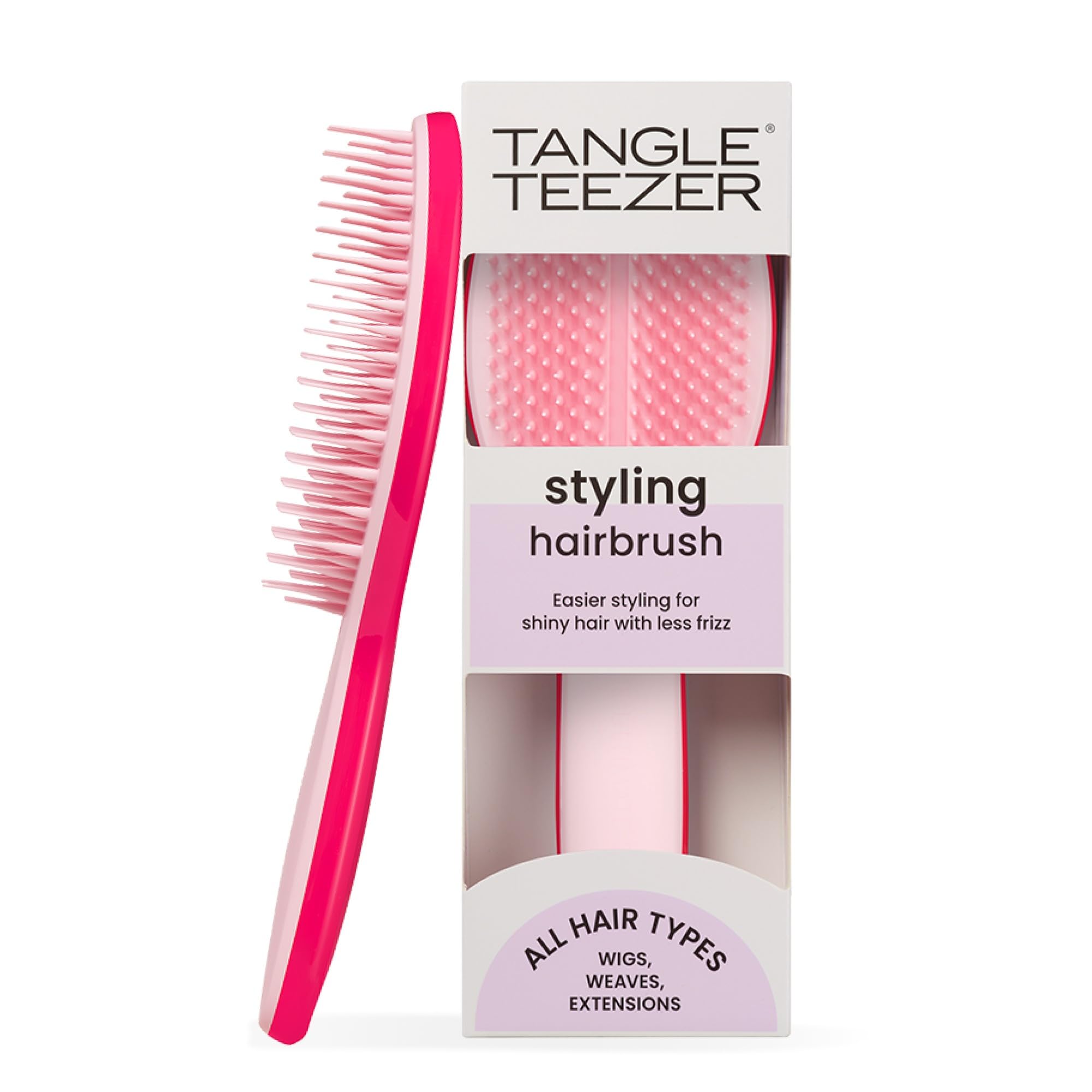 tangle-teezer-the-ultimate-detangler-brosse-d-m-lante-rose-pink-format-classique image 1