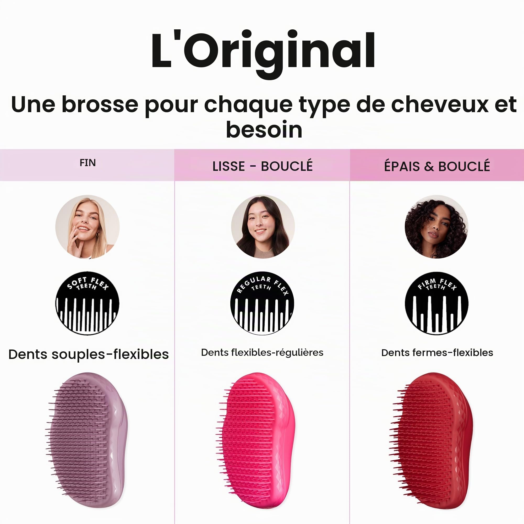 tangle-teezer-wet-detangler-fine-fragile-mauve-fonc-brosse-cheveux-fins image 8