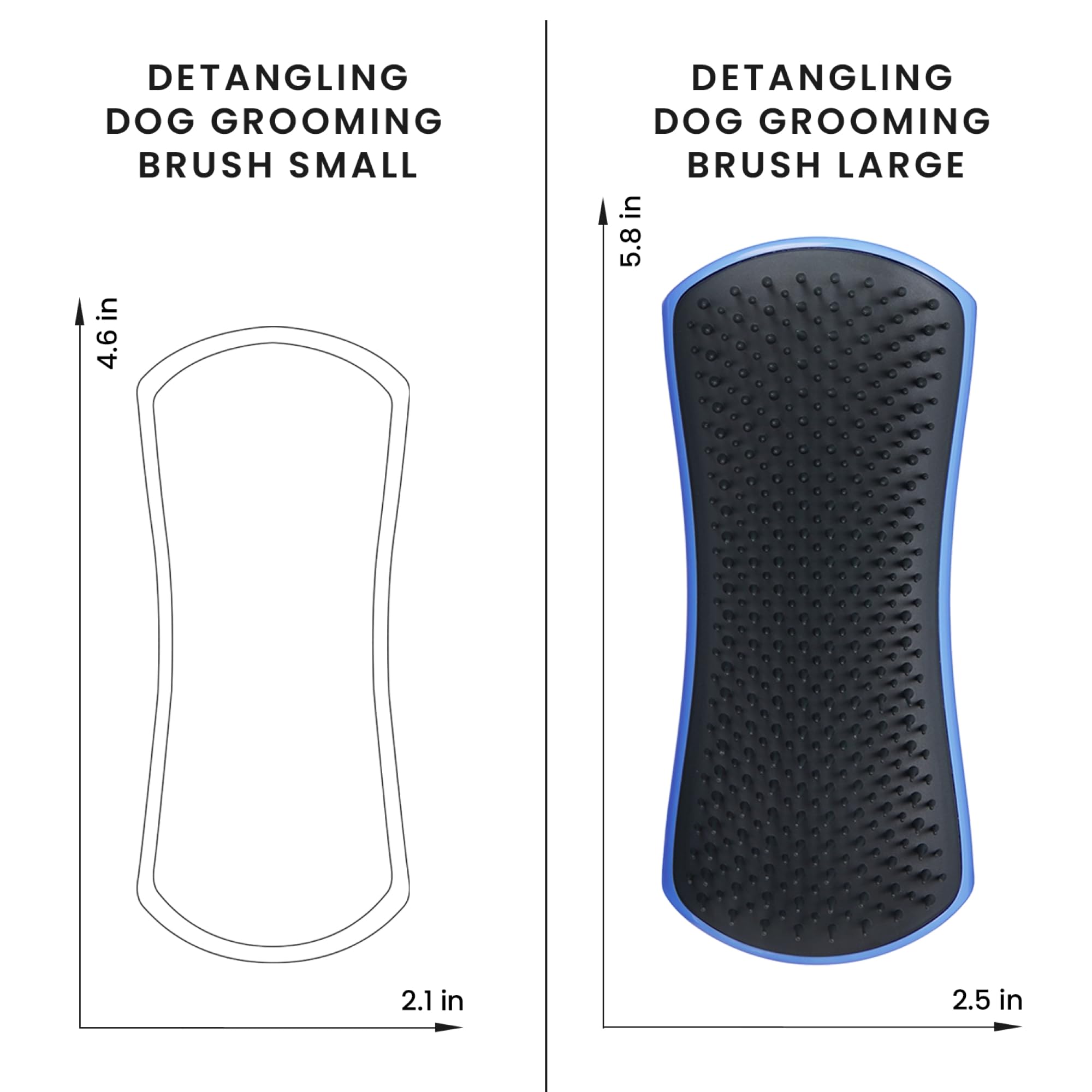 tangle-teezer-pet-teezer-brosse-d-m-lante-chien-bleu-bleuet-sec-et-bain image 5