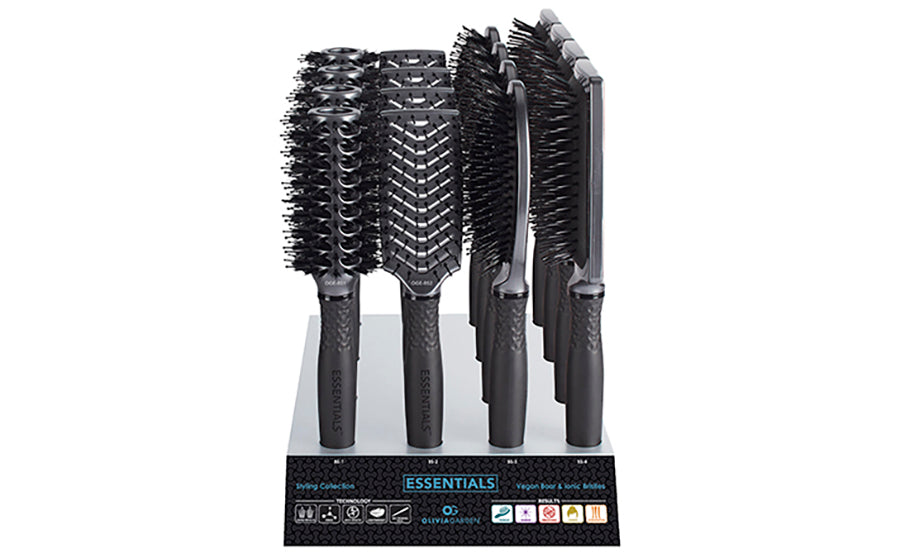 olivia-garden-essentials-styling-duo-brosses-smoothing-paddle-vent-styler-noir image 6