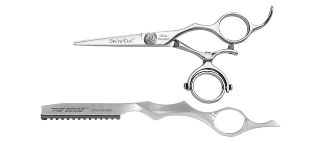 olivia-garden-swivelcut-ciseaux-de-coiffure-gauchers-double-pivot-rotatif image 1