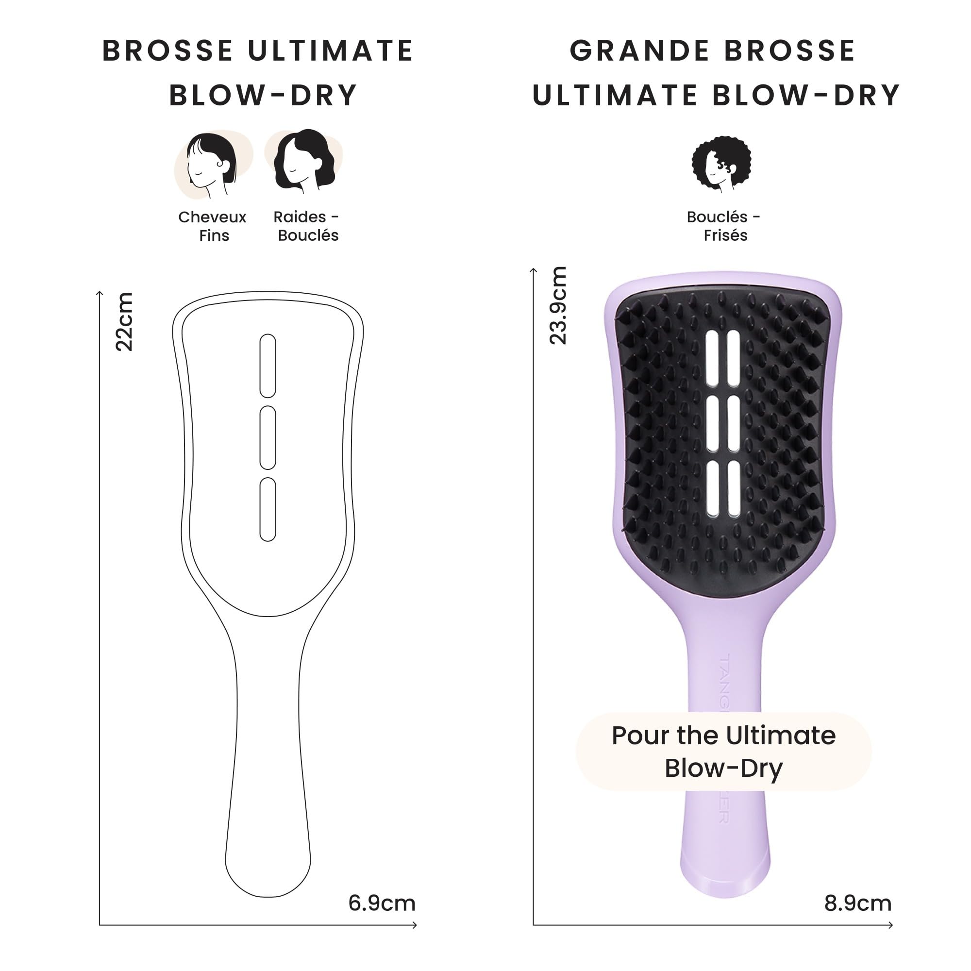 tangle-teezer-easy-dry-go-grande-brosse-ventil-e-cheveux-fins-normaux-lilas image 3