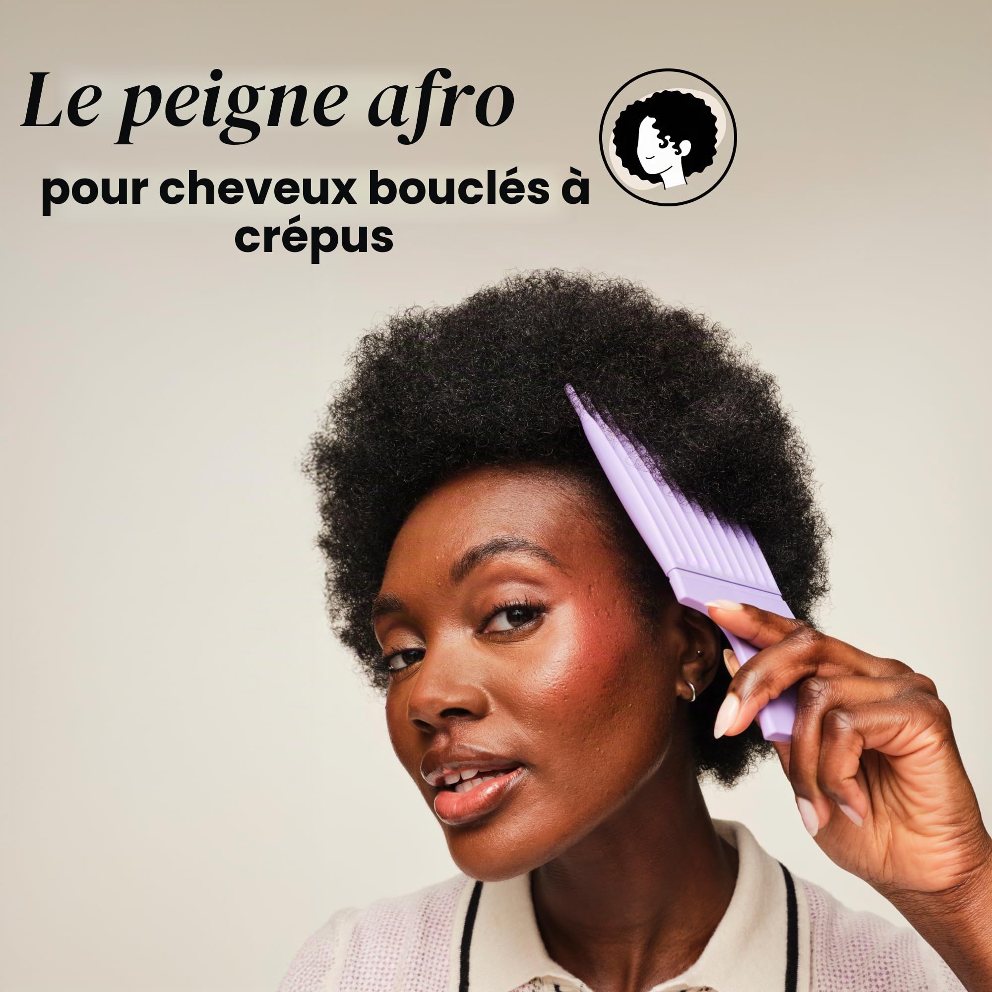 tangle-teezer-hair-pick-lilas-peigne-afro-volume-cheveux-cr-pus-et-textur-s image 3