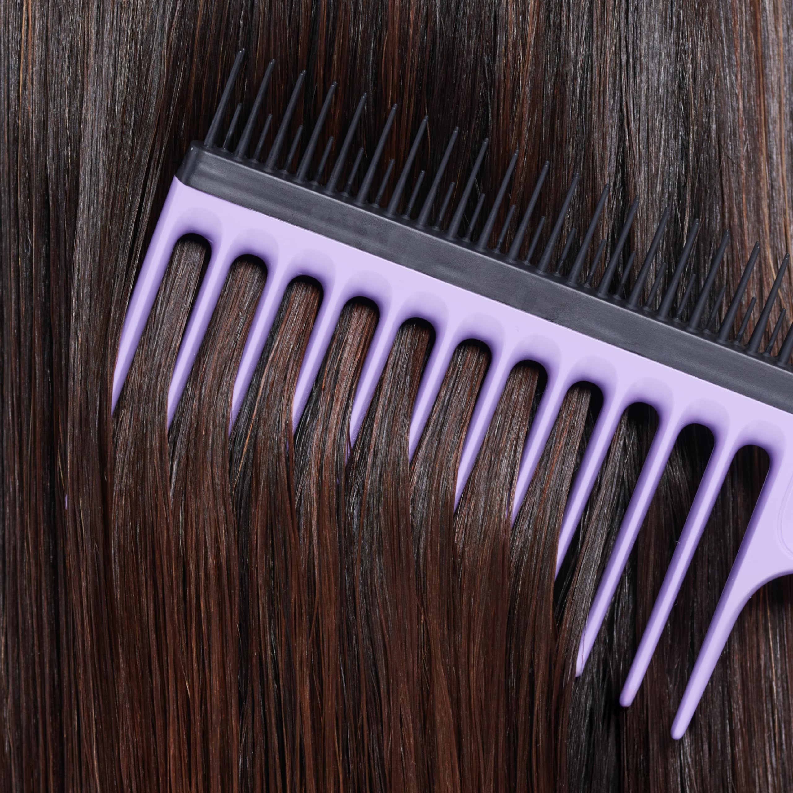 tangle-teezer-wide-tooth-peigne-cheveux-boucl-s-3c-4c-lilas-et-noir image 8