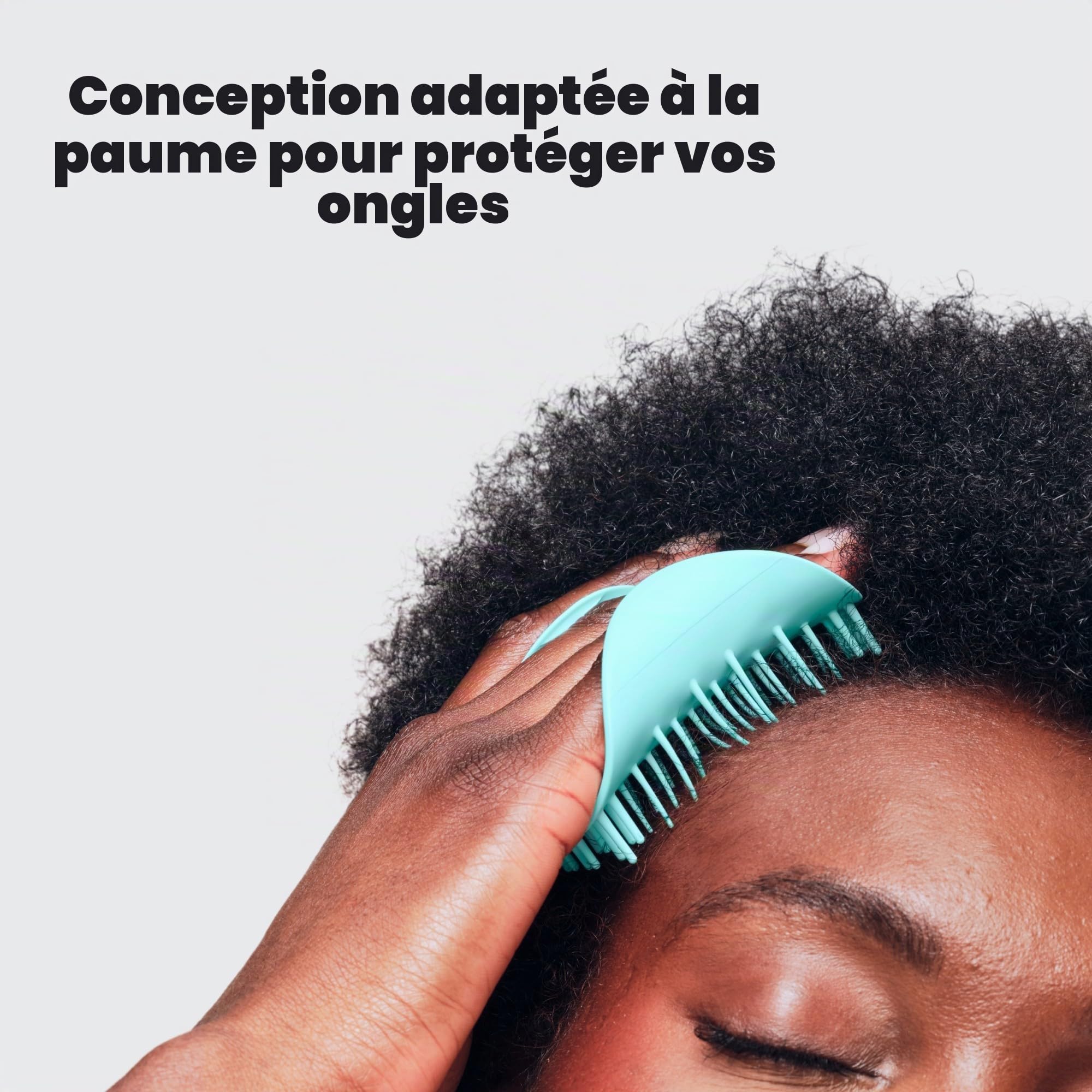 tangle-teezer-scalp-exfoliator-massager-brosse-exfoliante-cuir-chevelu-vert image 4
