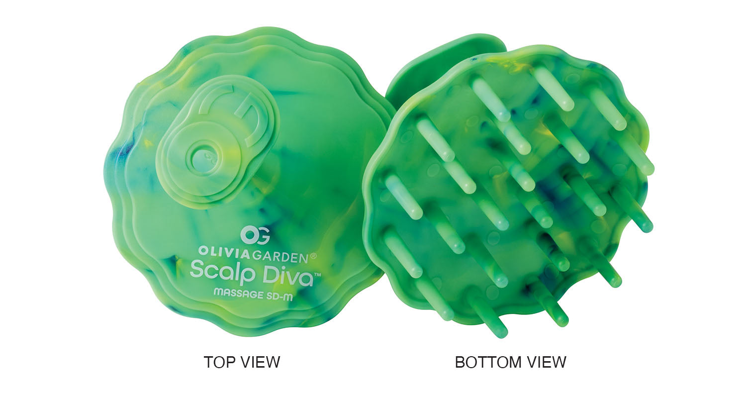 olivia-garden-scalp-diva-brosse-scalp-massage-cleanse-et-exfoliate image 1