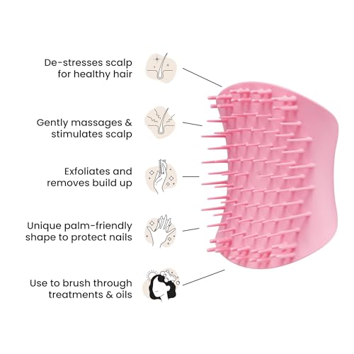 tangle-teezer-scalp-exfoliator-massager-soin-cuir-chevelu-pretty-pink image 8