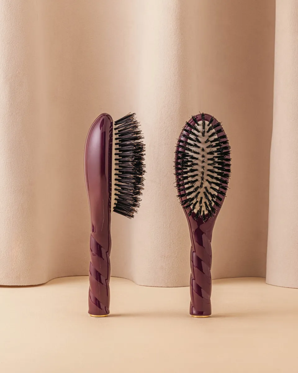 la-bonne-brosse-n-01-la-petite-brosse-brillance-soin-l-universelle-aubergine-dit image 1