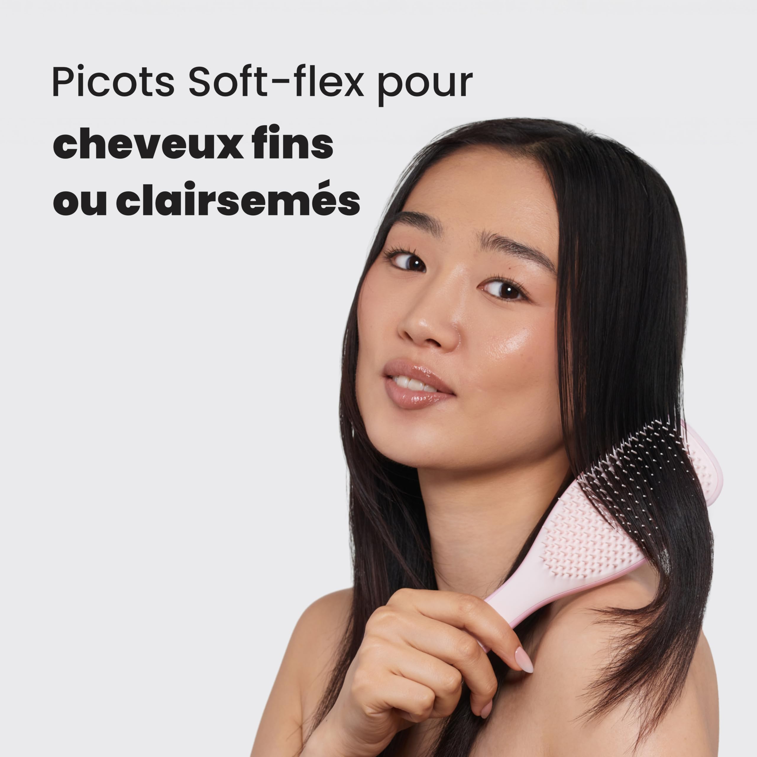 tangle-teezer-ultimate-detangler-fine-fragile-rose-paillettes-brosse-cheveux-fin image 4