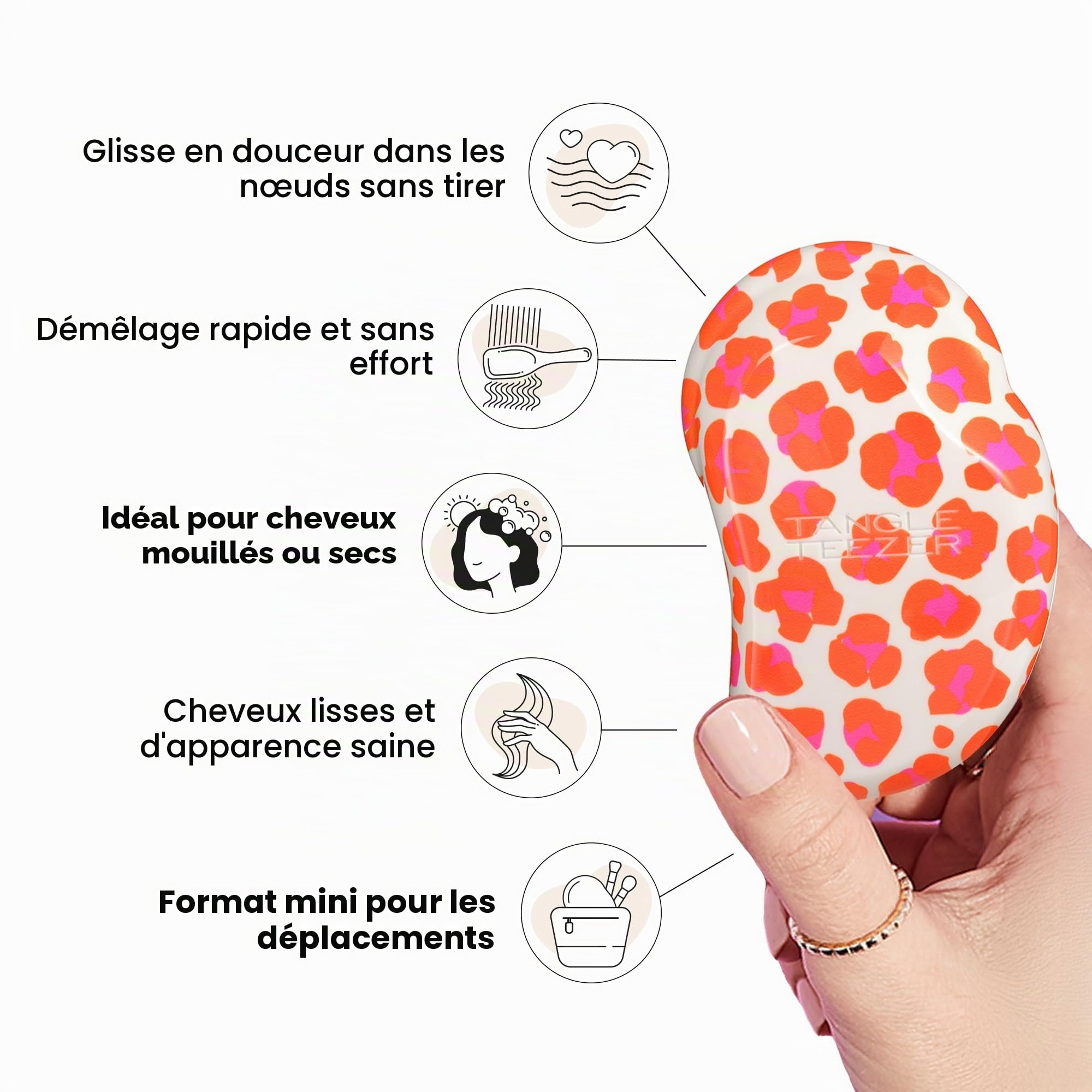 tangle-teezer-original-mini-brosse-d-m-lante-compacte-voyage image 5