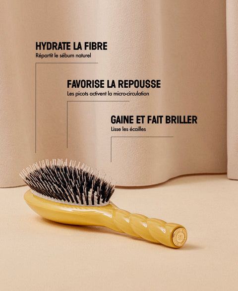 la-bonne-brosse-n-02-la-brosse-d-m-lante-soin-l-indispensable-jaune-safran-grand image 8