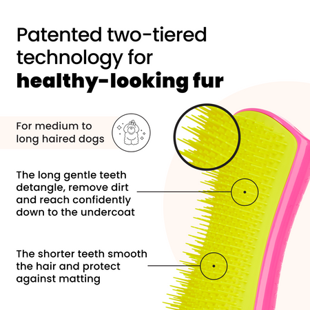 tangle-teezer-detangling-dog-grooming-brush-brosse-d-m-lante-pour-chien image 4