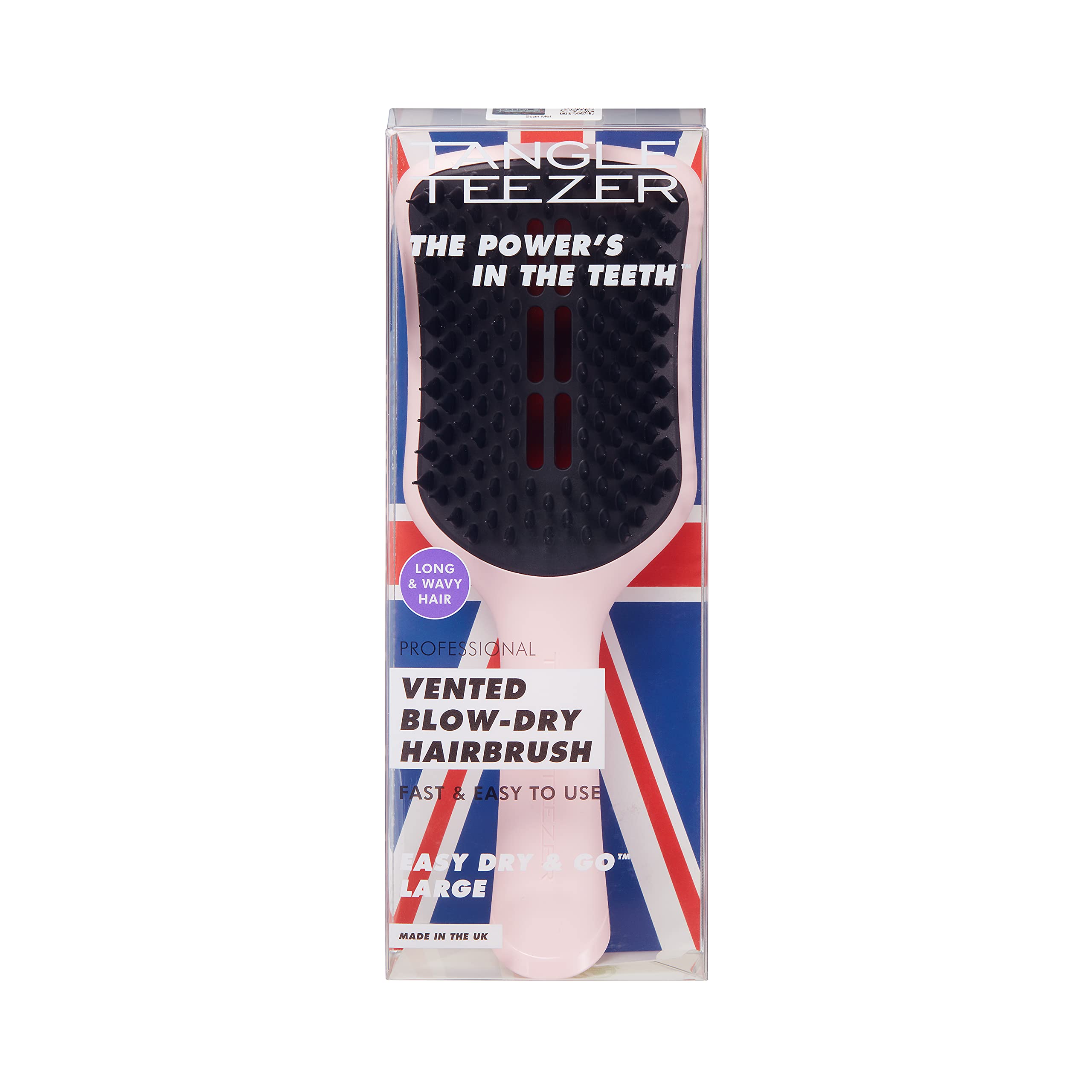 tangle-teezer-easy-dry-go-brosse-ventil-e-cheveux-longs-et-ondul-s-tickled-pink image 2
