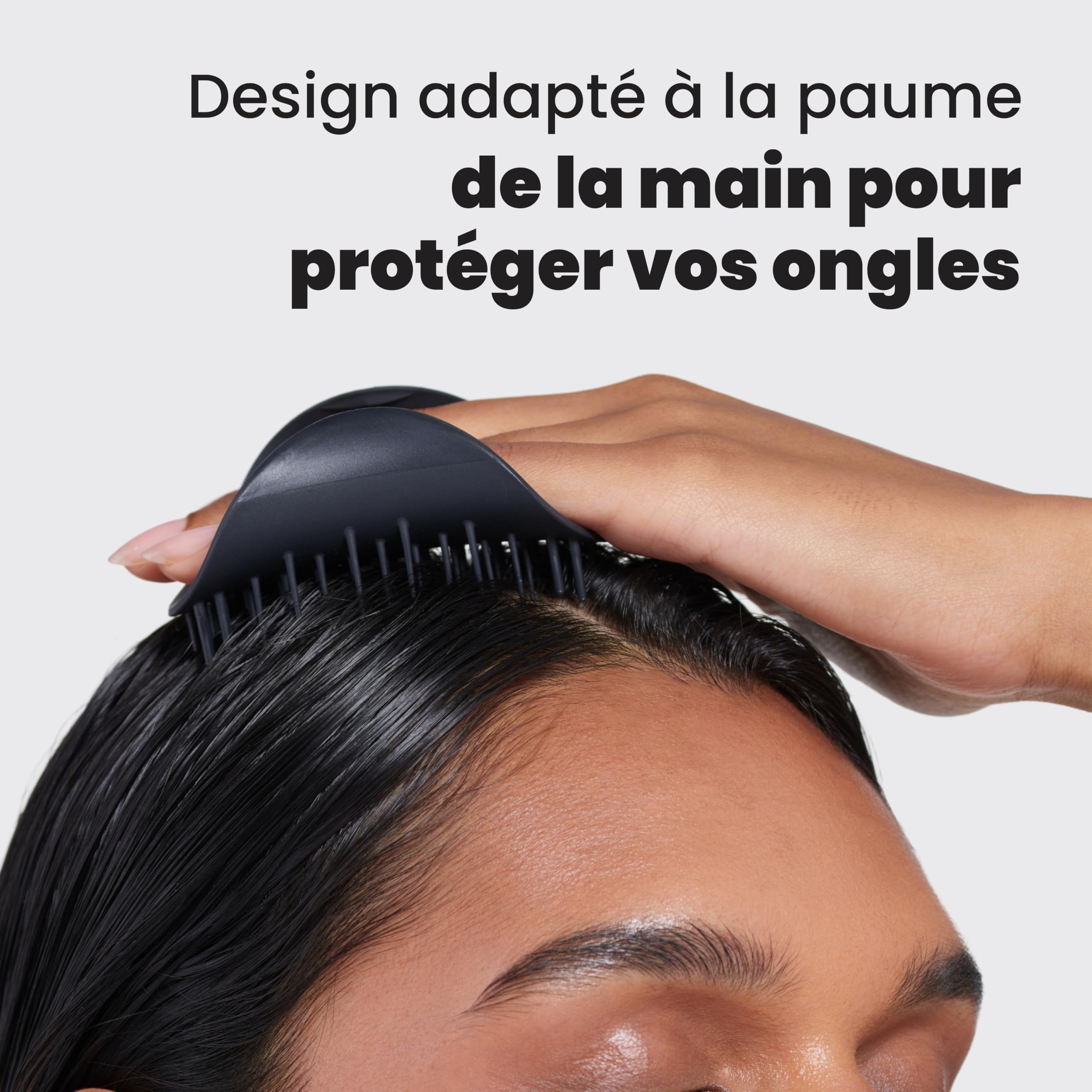tangle-teezer-scalp-exfoliator-massager-brosse-cuir-chevelu-noir-onyx image 3