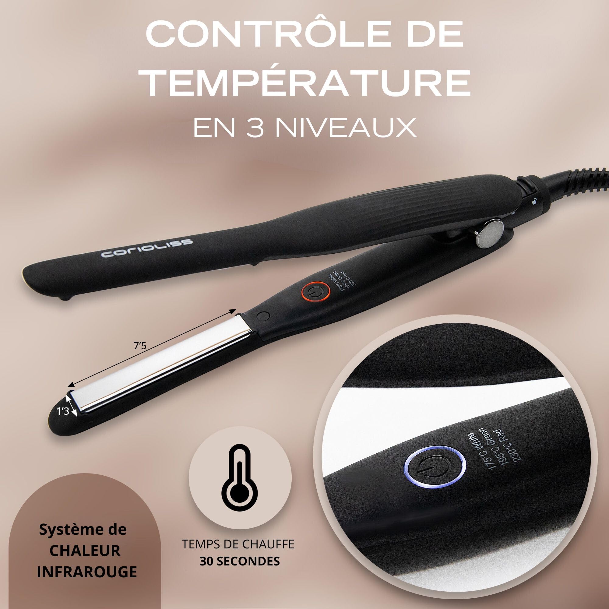 corioliss-c-slim-mini-lisseur-plaques-titane-extra-fines-black image 4