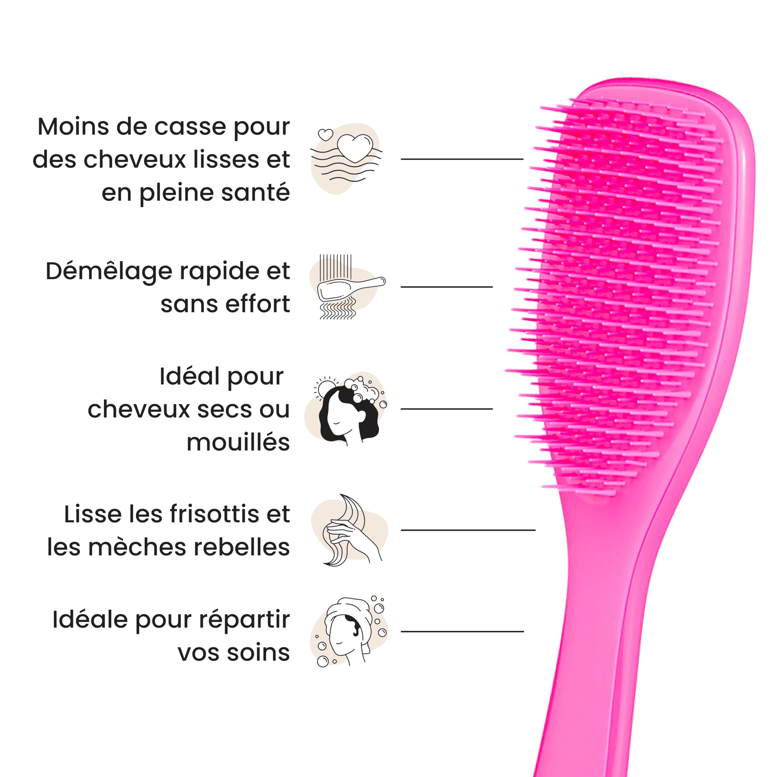 tangle-teezer-ultimate-detangler-brosse-d-m-lante-tous-types-de-cheveux-rose-d-f image 5