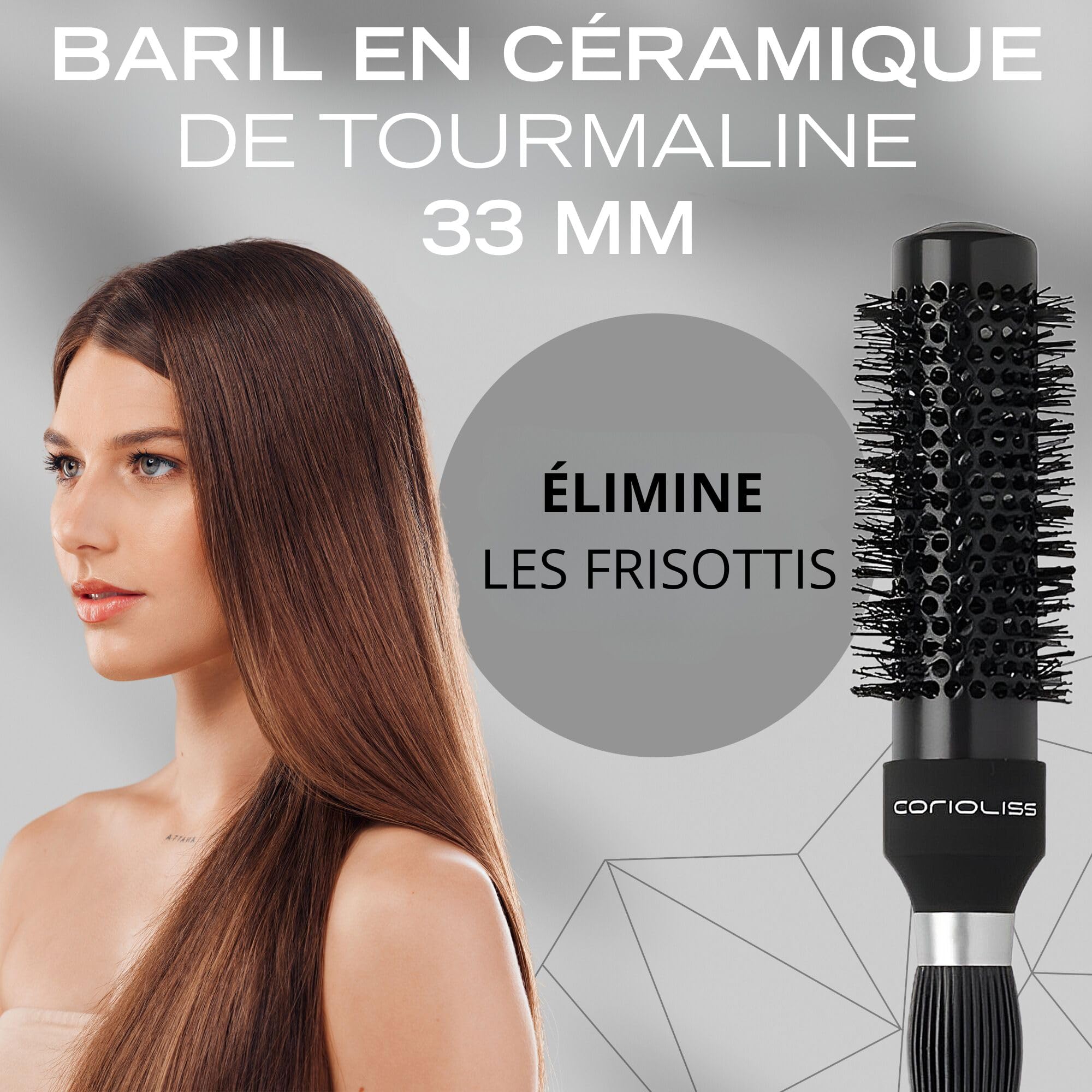corioliss-brosse-ronde-thermique-c-ramique-33-mm-black-brushing-cheveux-courts image 3