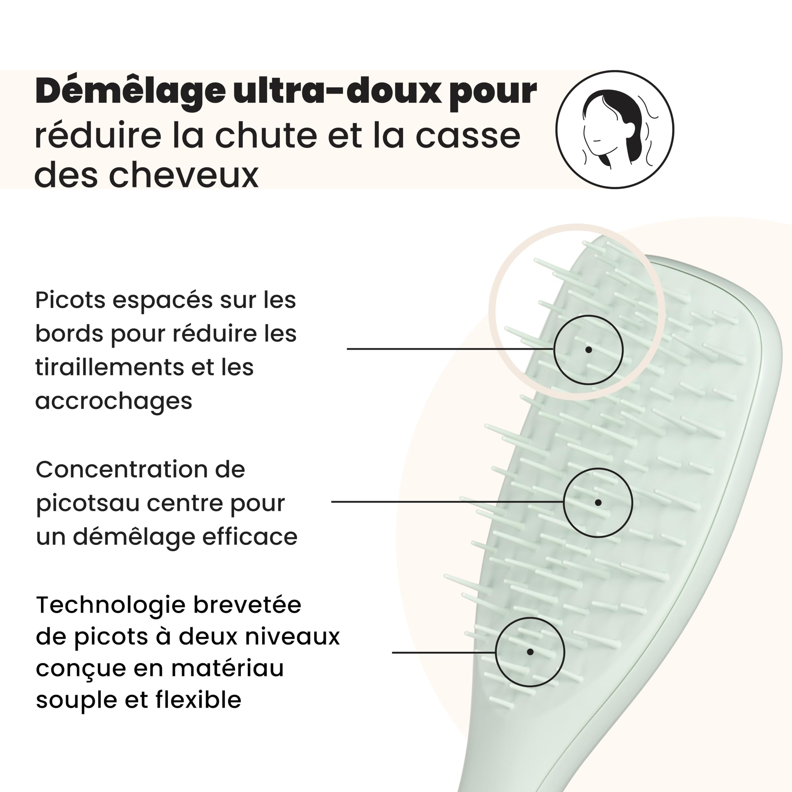 tangle-teezer-ultimate-detangler-extra-douce-eucalyptus-brosse-d-m-lante-cheveux image 2
