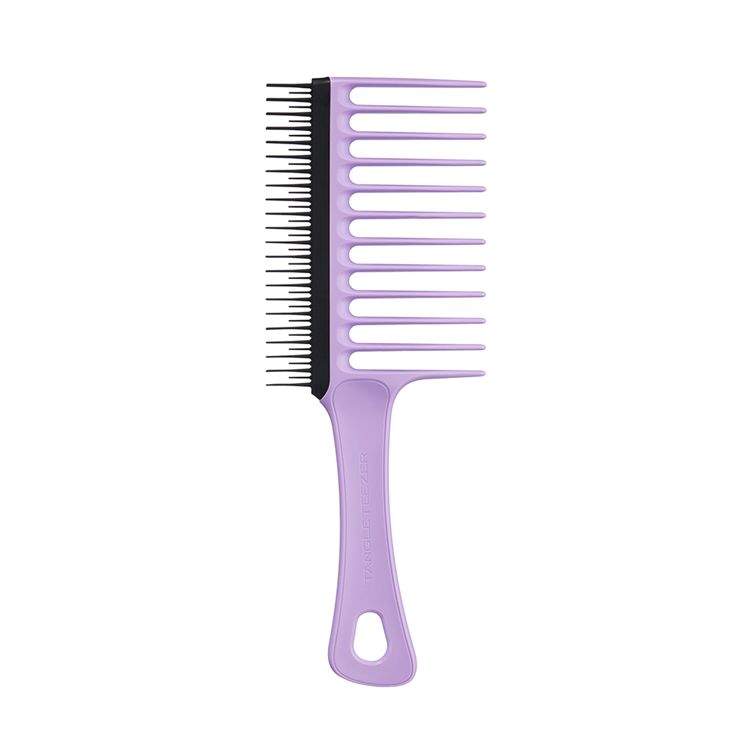 tangle-teezer-wide-tooth-peigne-cheveux-boucl-s-3c-4c-lilas-et-noir image 1