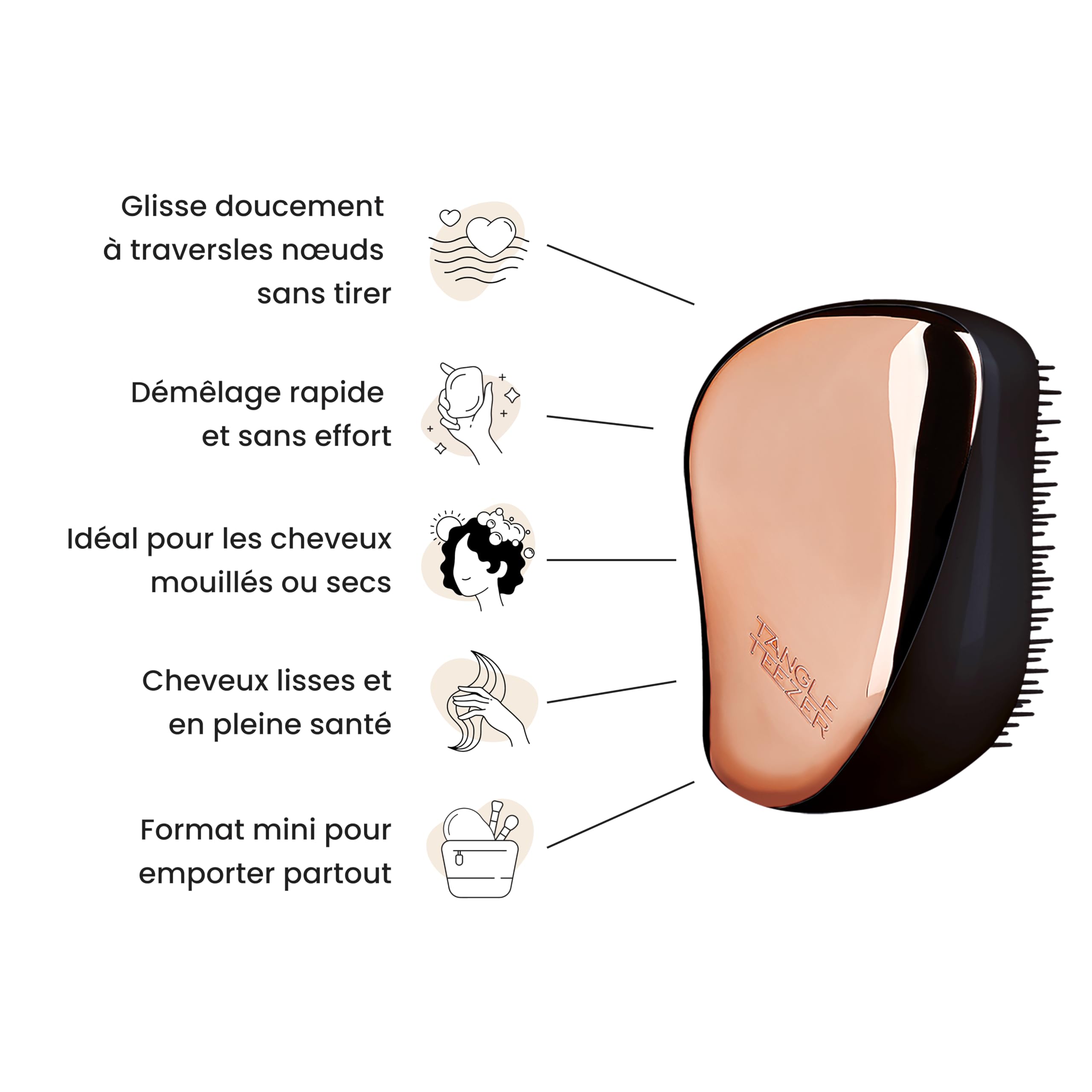 tangle-teezer-compact-styler-brosse-d-m-lante-voyage-noir-et-or-rose image 4