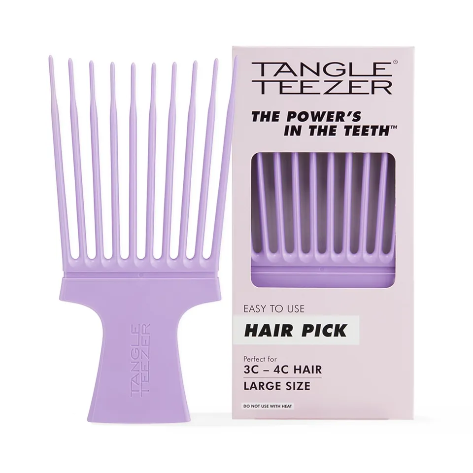 tangle-teezer-hair-pick-lilas-peigne-afro-volume-cheveux-cr-pus-et-textur-s image 1