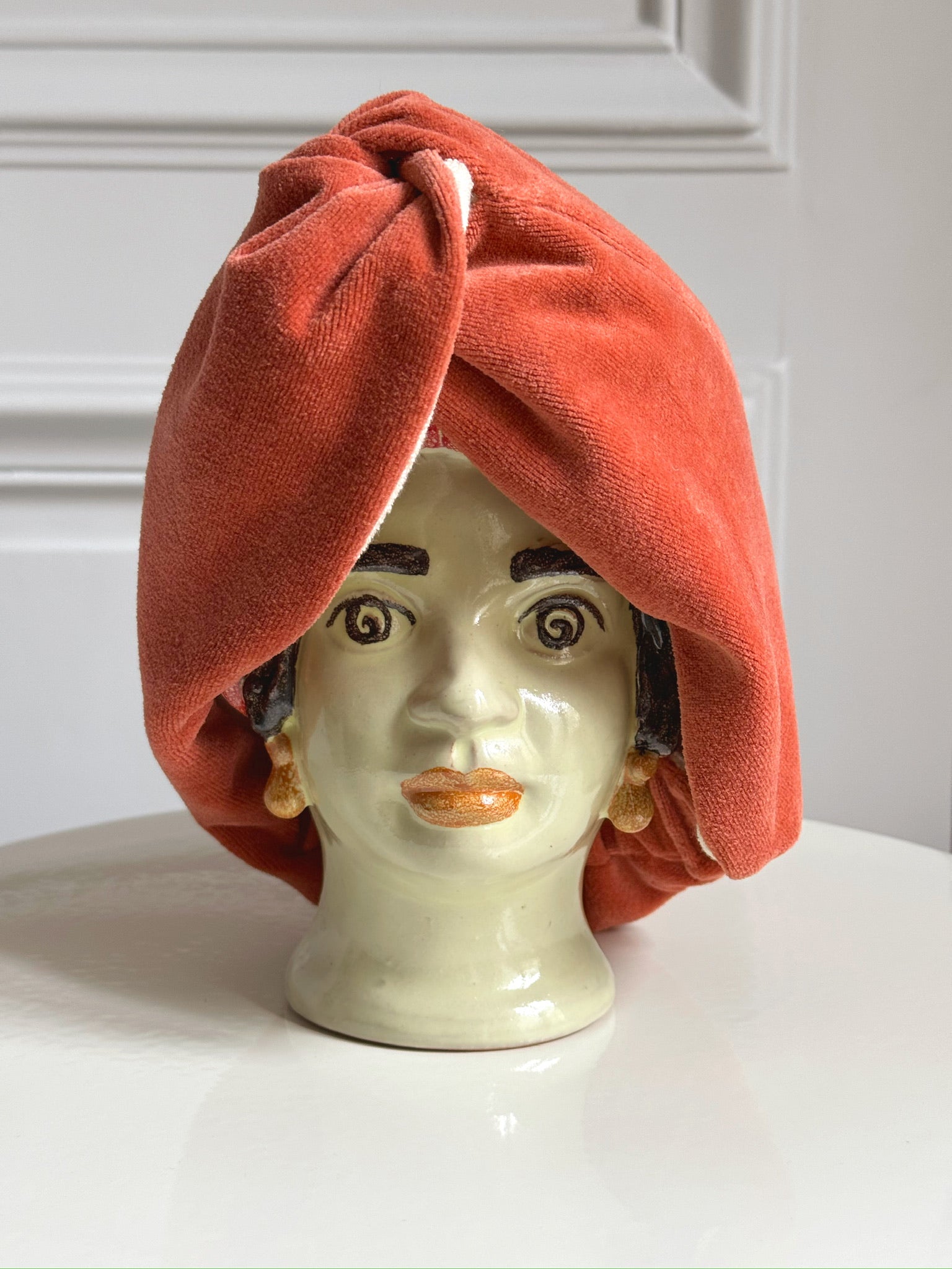 la-bonne-brosse-le-turban-turban-cheveux-velours-bio-bleu-lagon image 7
