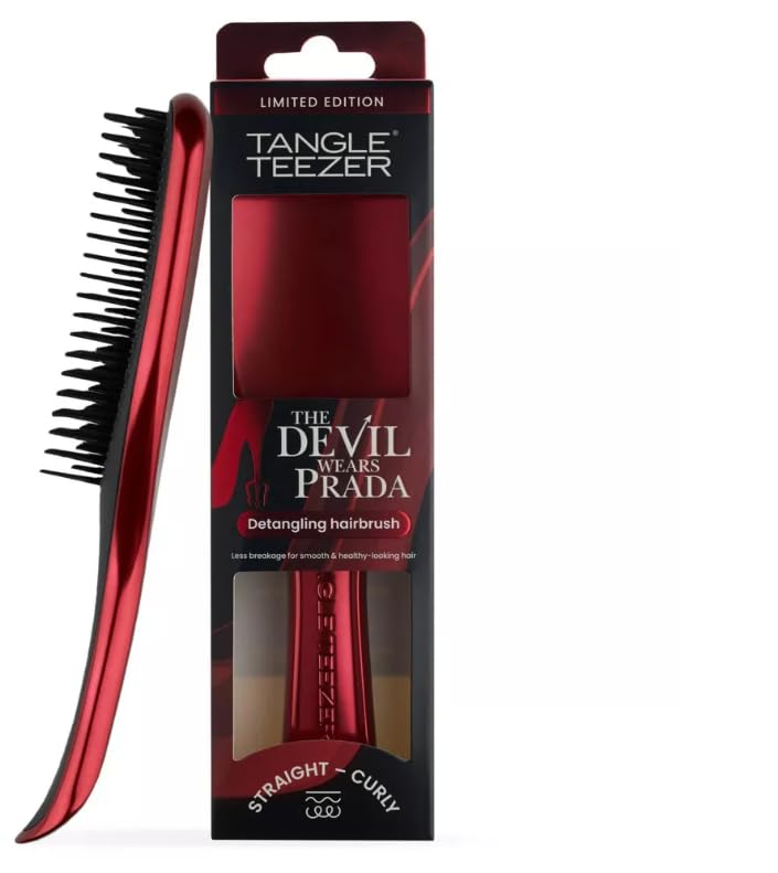 tangle-teezer-ultimate-detangler-chrome-rouge-x-the-devil-wears-prada-brosse-d-m image 2