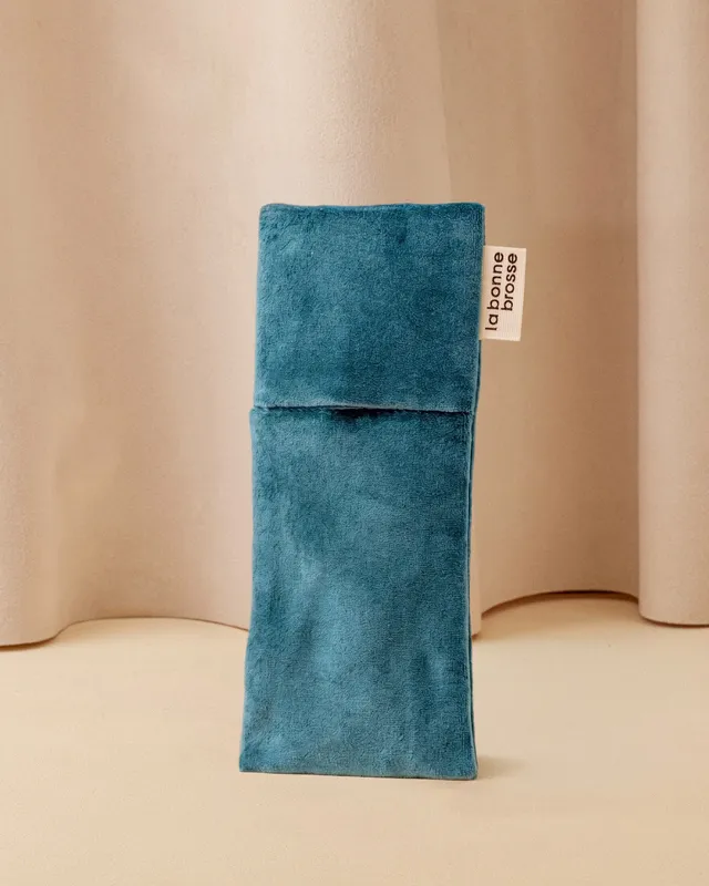 la-bonne-brosse-pochette-petite-brosse-bleu-jean-satin image 1
