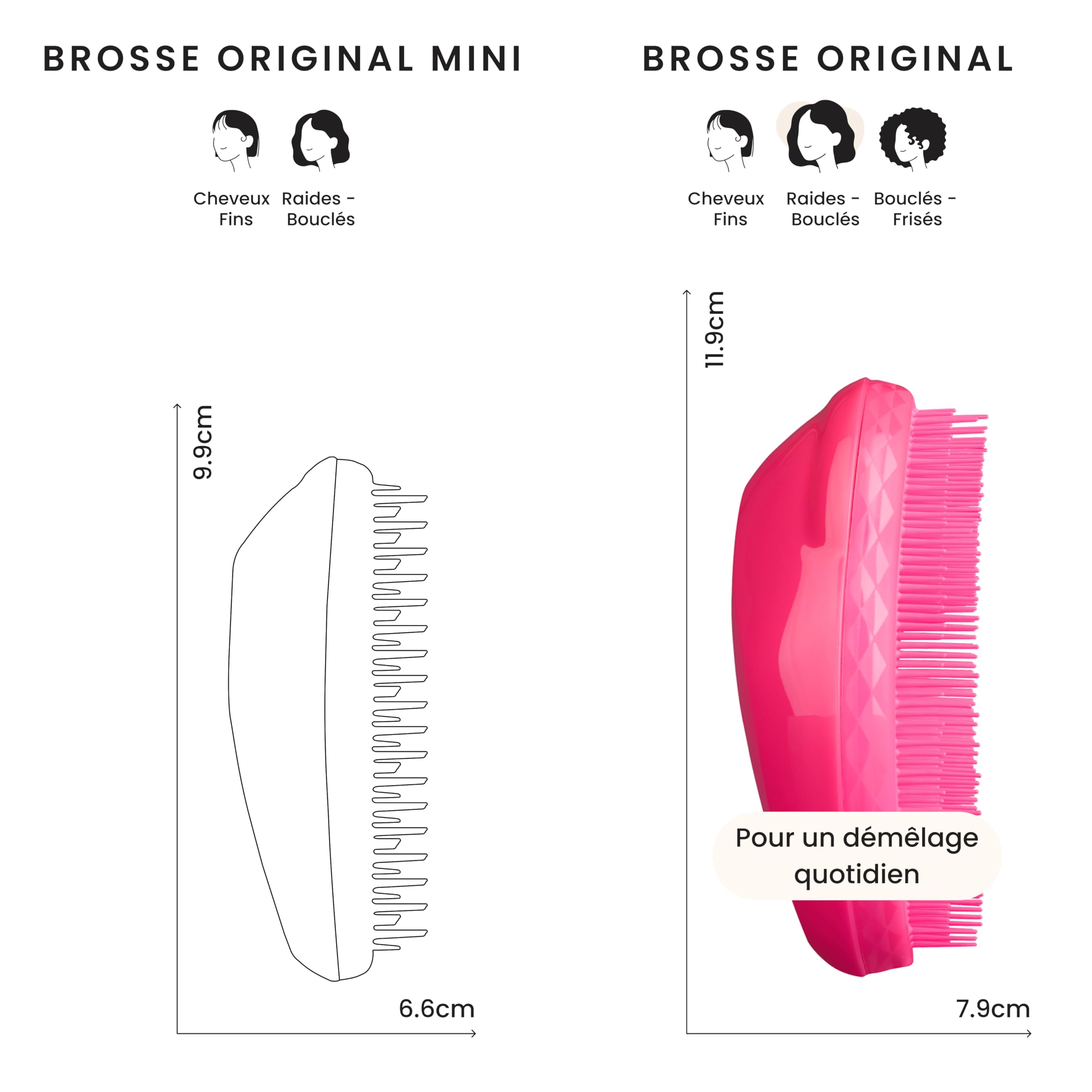 tangle-teezer-original-brosse-cheveux-d-m-lante-rose-p-tillant image 3